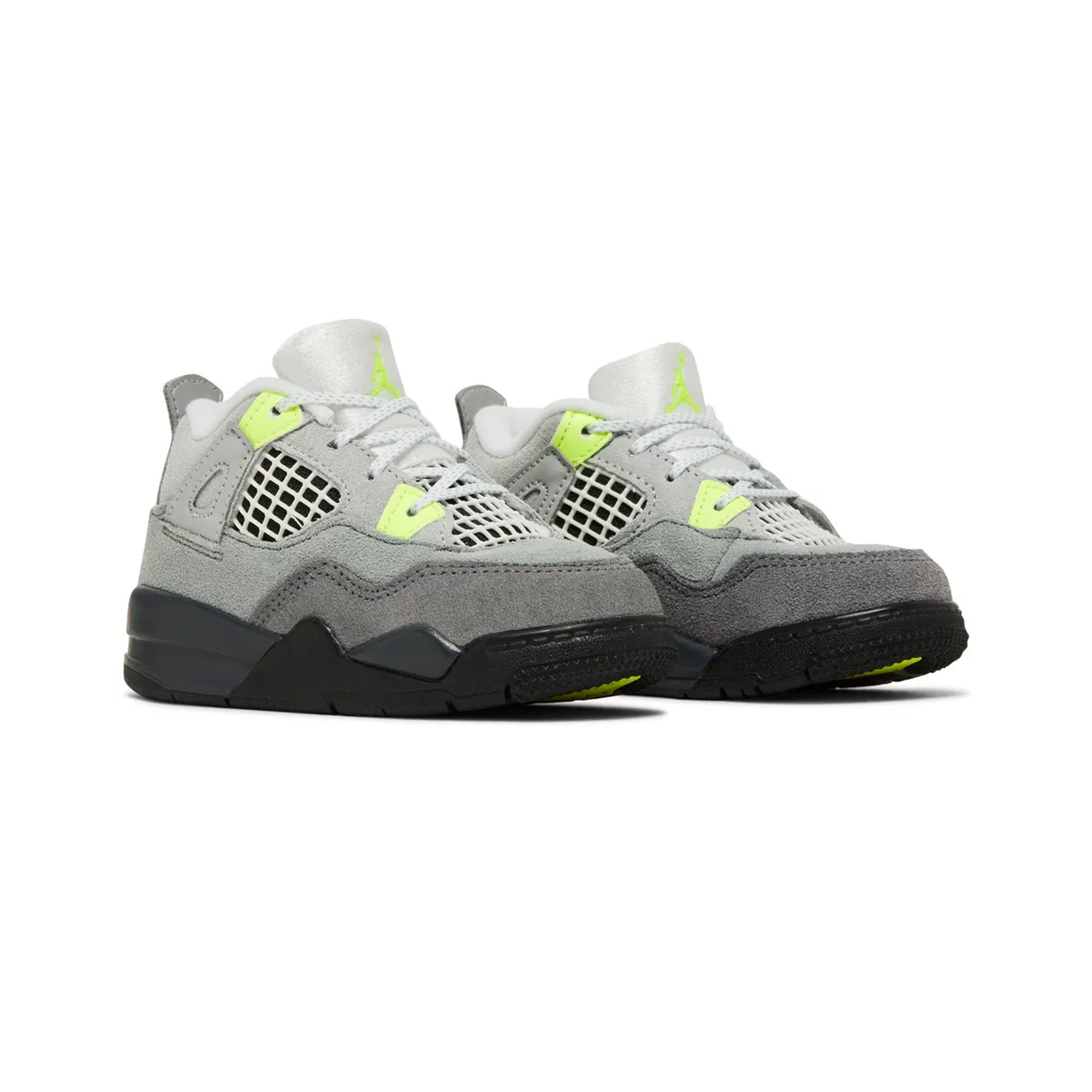 Air Jordan 4 Retro 'SE 95 Neon' TD Sneakers (2020) - Men's Basketball Shoes for Streetwear & Casual Style - Perfect for Sneaker Collectors & Urban Fashion Enthusiasts