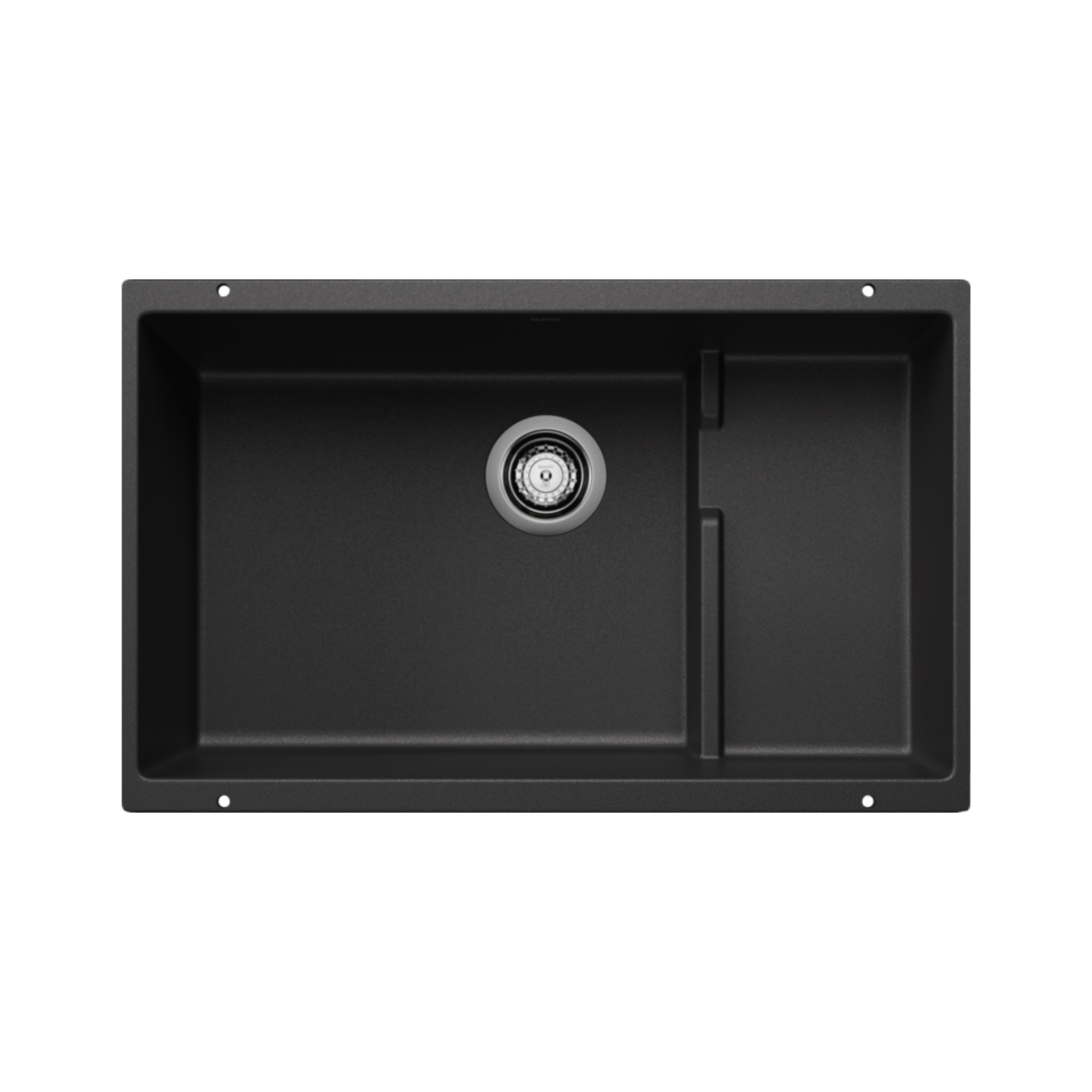 BLANCO PRECIS Cascade Super Single SILGRANIT Kitchen Sink - Durable Stain-Resistant Undermount Sink for Modern Kitchens | Perfect for Cooking, Washing Dishes & Food Prep