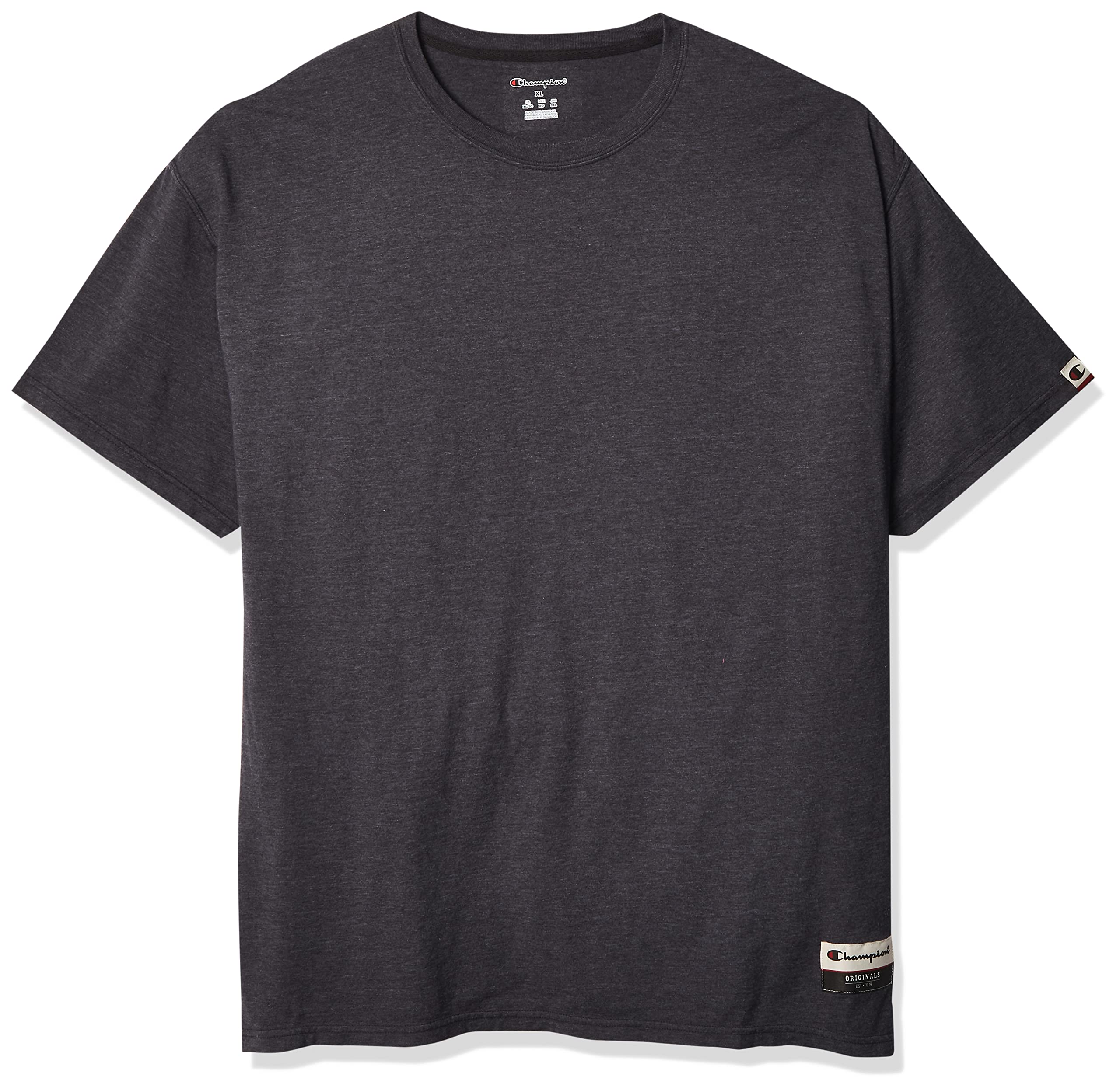 Champion Men's Authentic Originals Soft Wash Short Sleeve T-Shirt - Comfortable Cotton Crewneck Tee for Casual Wear, Gym & Everyday Outfits