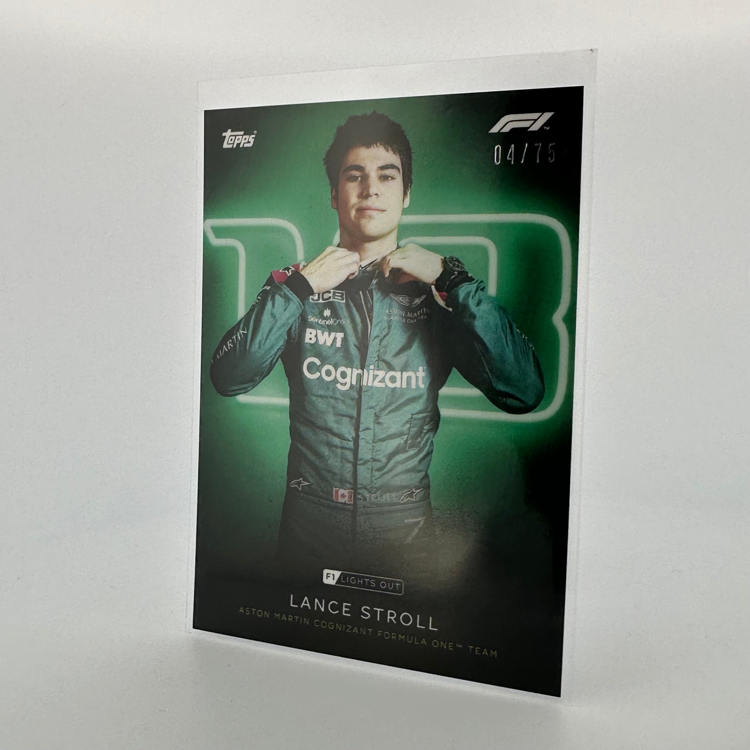 Lance Stroll Green Parallel Racing Drivers - Collectible F1 Memorabilia for Fans and Enthusiasts | Perfect for Display, Gifts, and Racing Decor