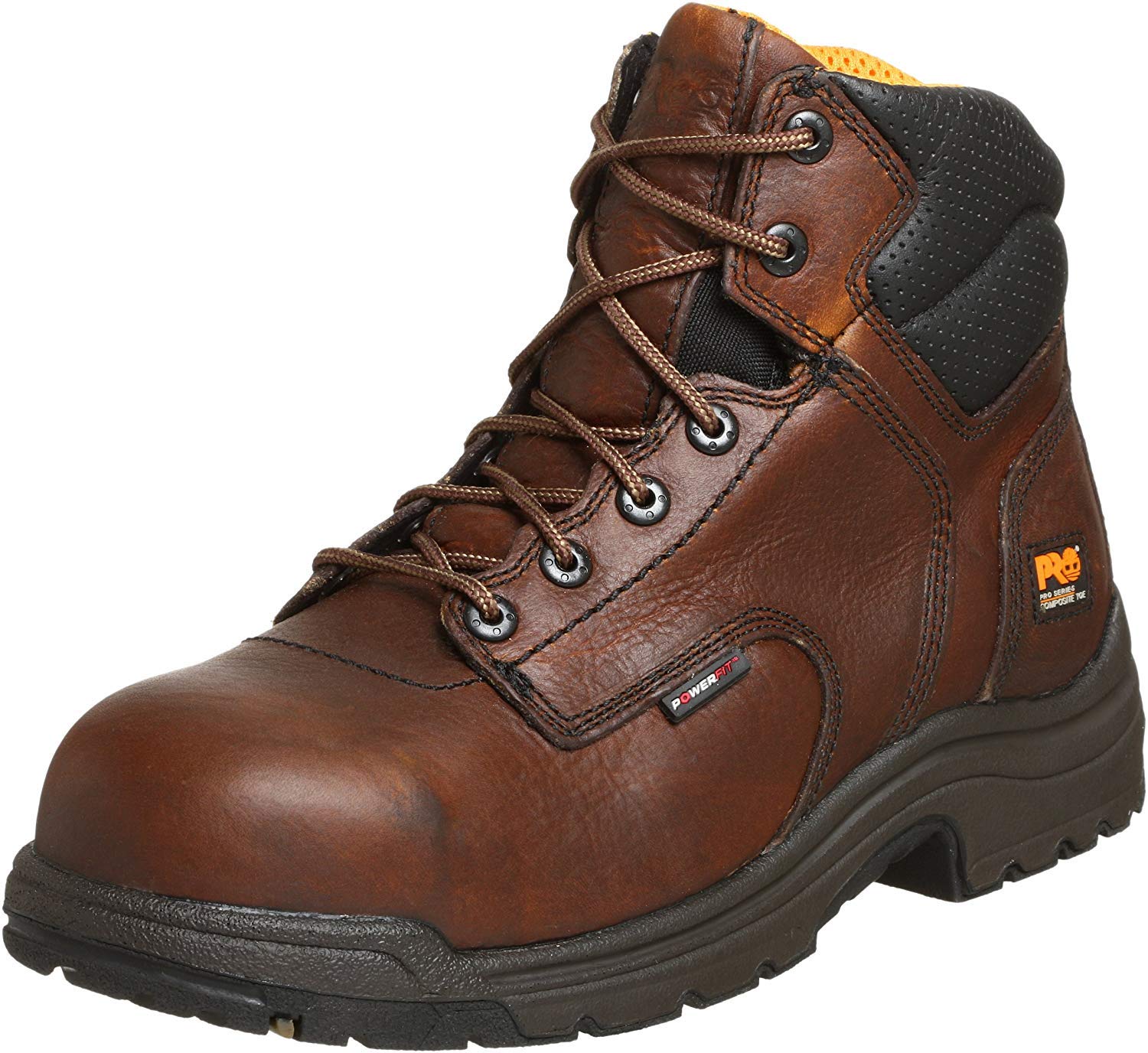 Timberland PRO Men's Titan 6 Inch Composite Safety Toe Work Boots - Waterproof & Slip Resistant for Construction, Warehouse & Industrial Work