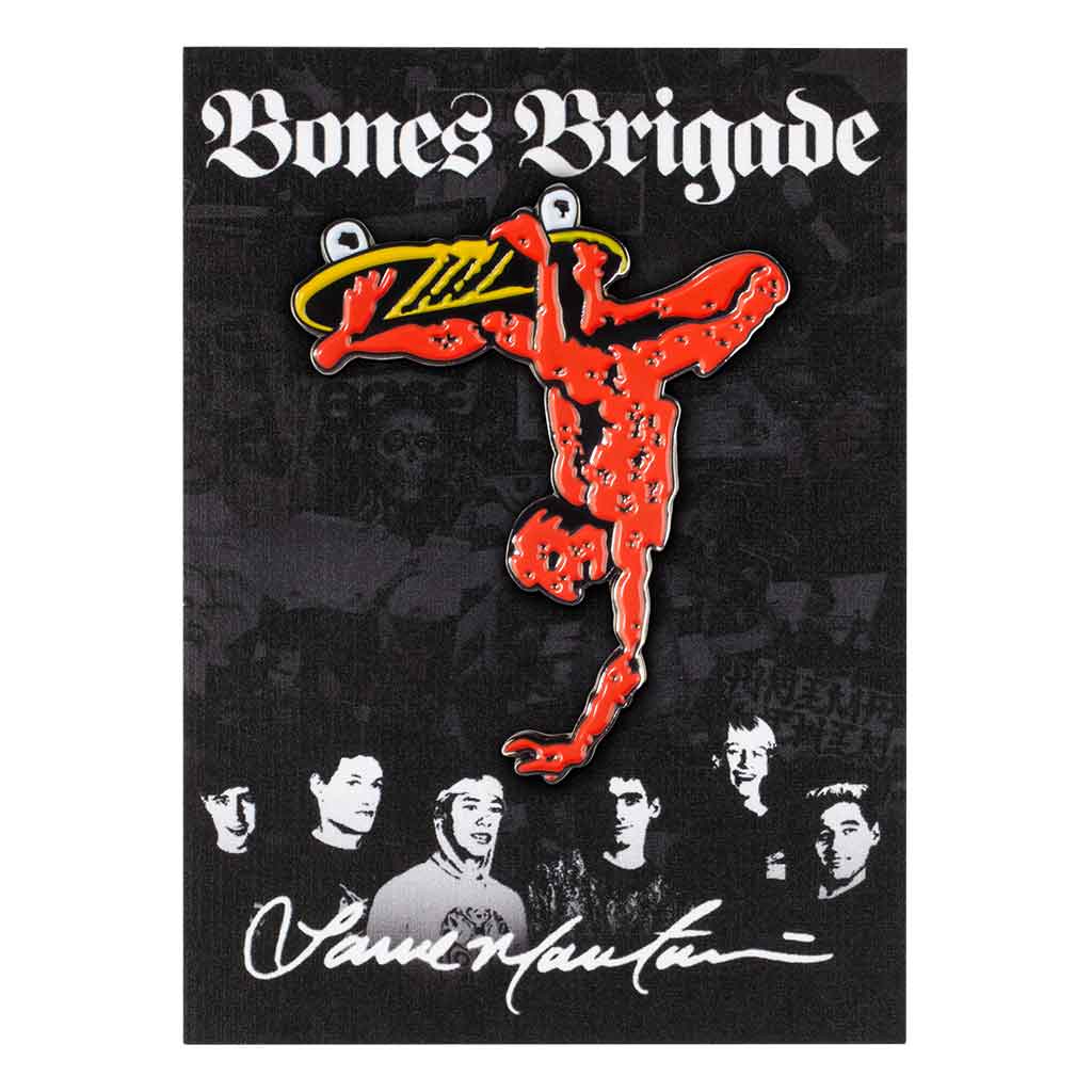 Bones Brigade Mountain Lapel Pin - Vintage Skateboarding Enamel Badge - Perfect for Jackets, Backpacks & Skateboard Decks - Collector's Item for Skateboard Fans
