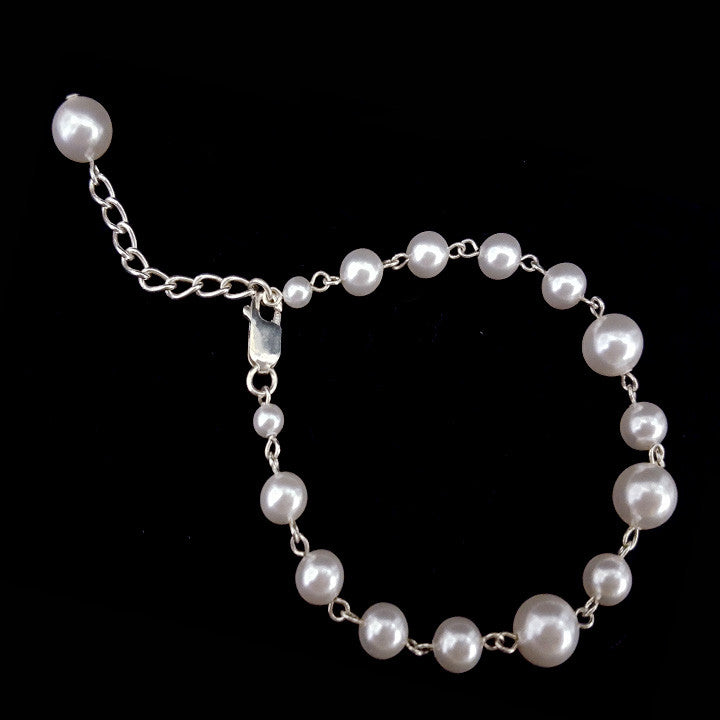 Kezani Eloise Pearl Bridal Bracelet - Elegant Wedding Jewelry for Brides, Bridesmaids & Special Occasions