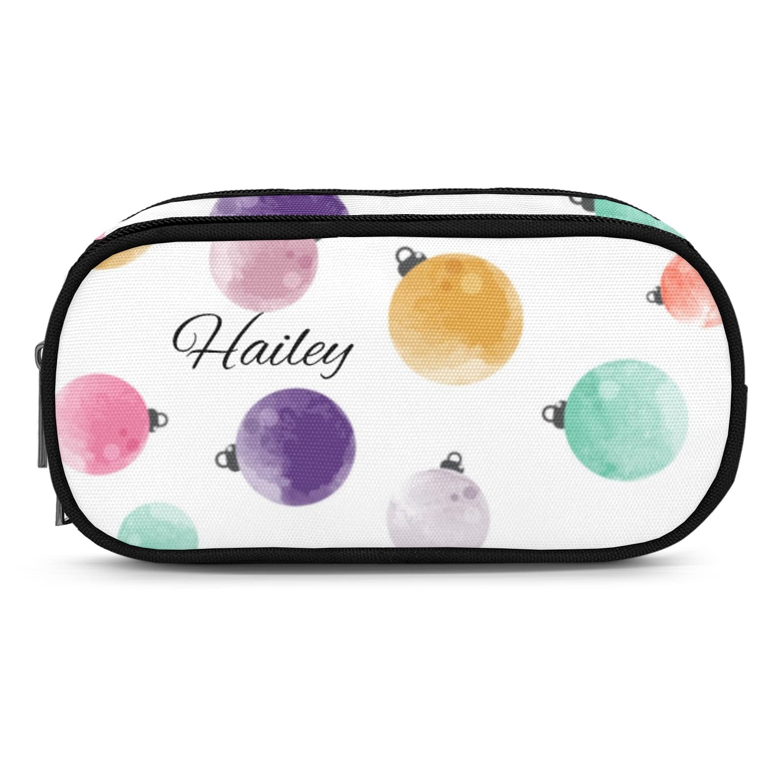 SunFancy Custom Personalized Pencil Case with Name & Logo - Colorful Large Zippered Pouch for School, Office, Travel | Cute Stationery Organizer for Kids, Teens, Boys & Girls | Perfect for Pencils, Pens, Makeup & Art Supplies