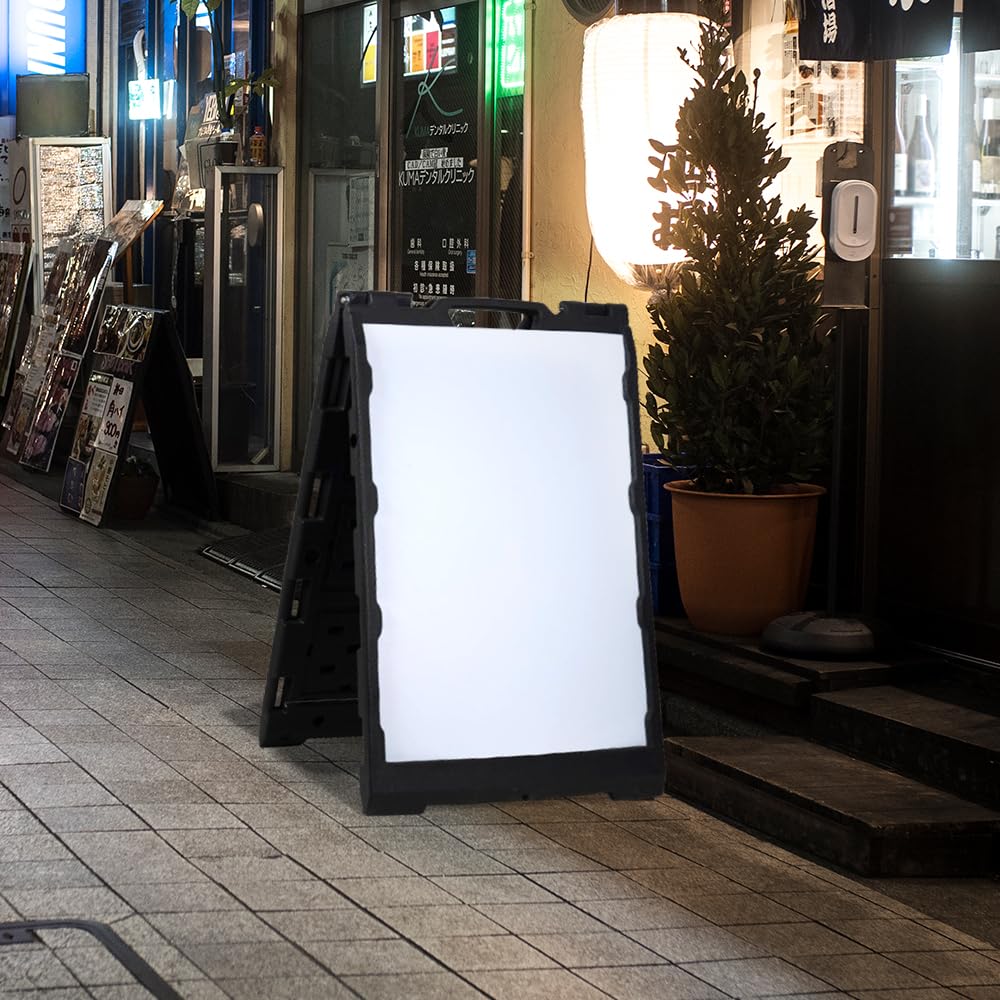 Premium A-Frame Sidewalk Sign with Dry Erase Surface - 24