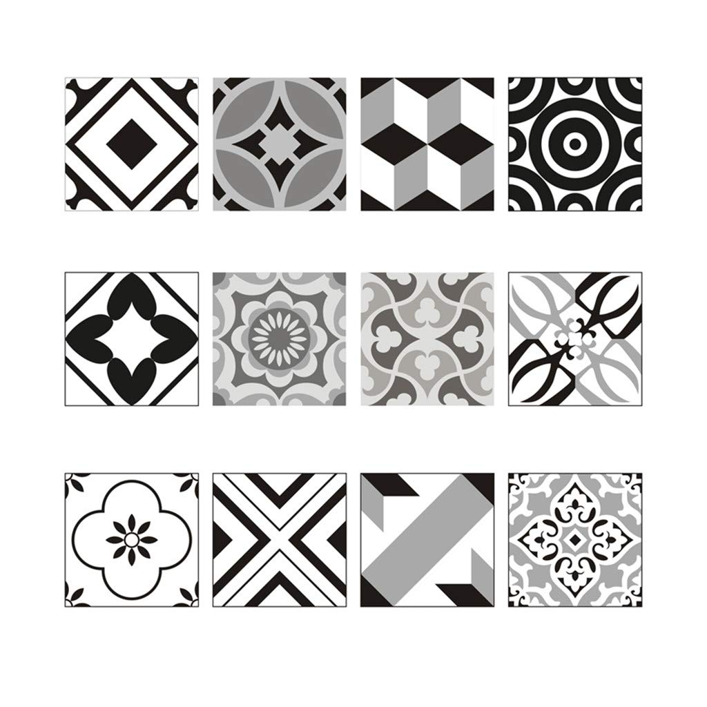 Vintage Waterproof Wall Stickers - 3-Pack Bohemian Tile Decals for Living Room, Kitchen, Bathroom | Peel and Stick Home Decor | Easy DIY Wall Art for Bedroom, Office, Dorm