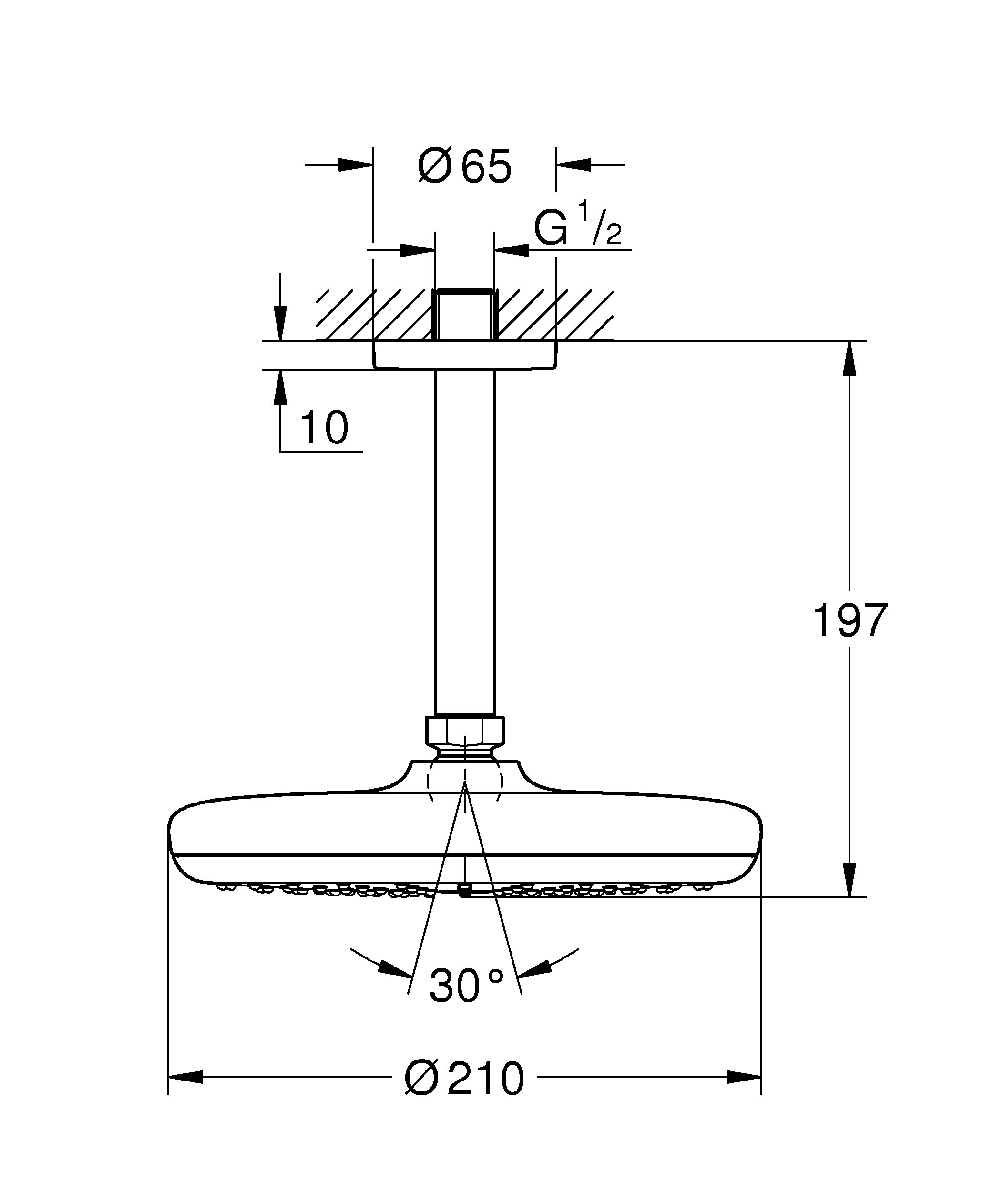 7-Speed Handheld Shower Head with Adjustable Pressure - Large Panel Shower Nozzle for Bathroom & Spa Relaxation - Model 462