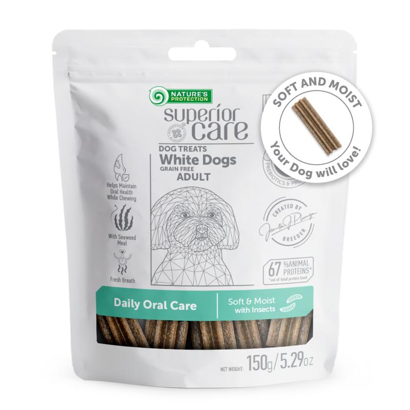 Natural Protein Dog Treats for Adult Dogs - Dental Chews with Insects for Oral Care - Perfect for Training, Rewards & Teeth Cleaning