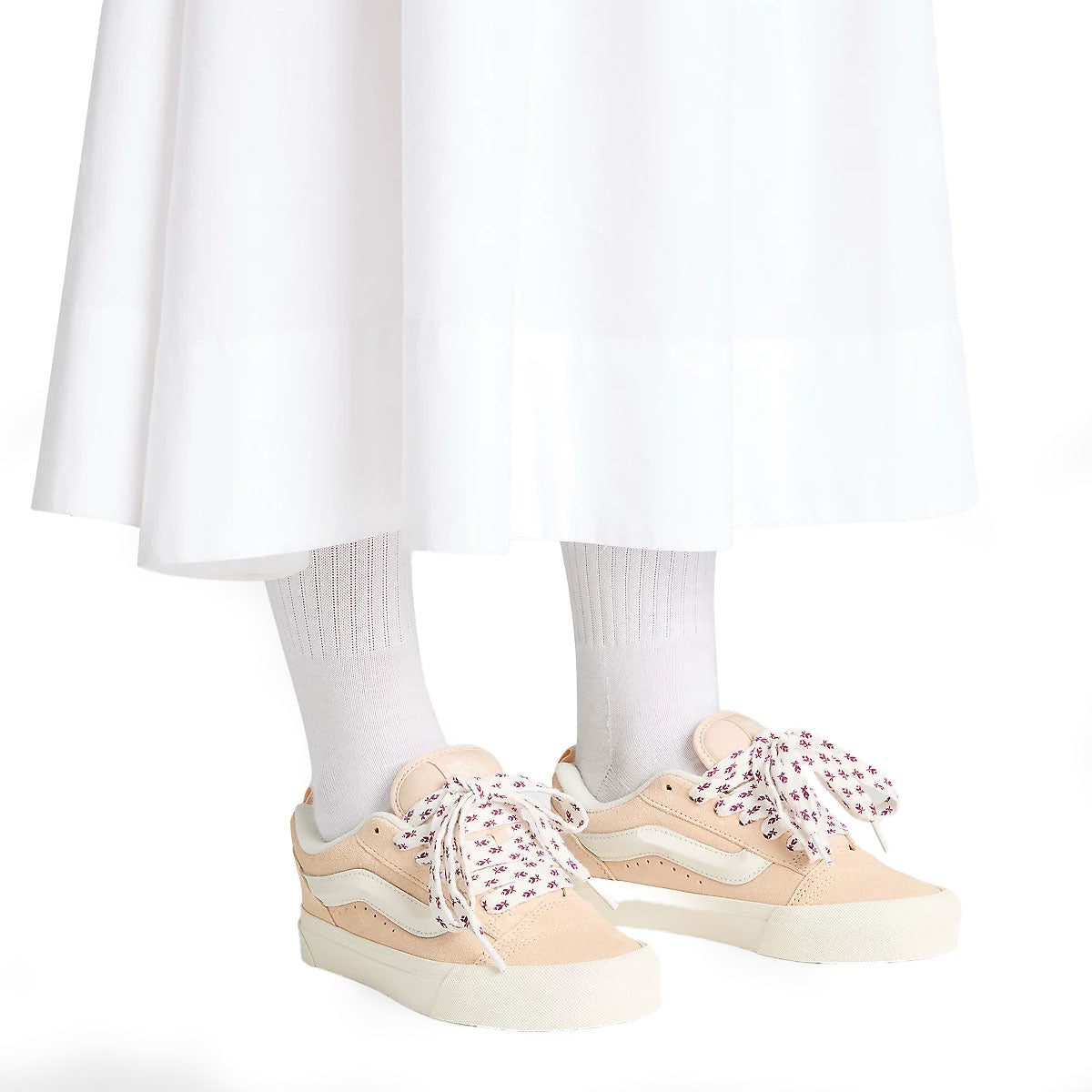 Knu Skool 'Pink' Sneakers for Women - Trendy Retro Skate Shoes for Streetwear & Casual Outfits | Perfect for Skating, Walking & Everyday Fashion