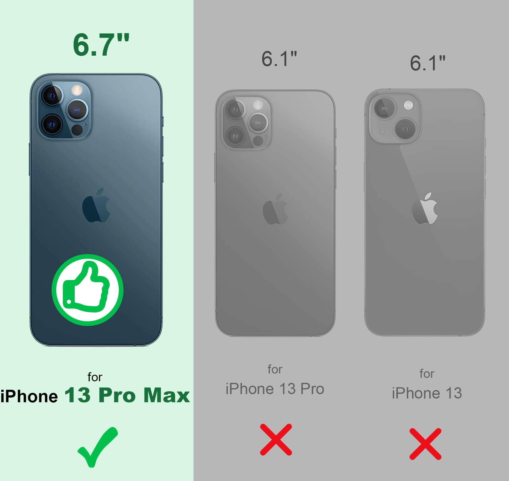 Shields Up iPhone 13 Pro Max Case (6.7 inch) - Slim Clear Protective Cover with Built-in Card Holder & Ring Kickstand | Drop Protection Minimalist Wallet Case for Apple iPhone 13 Pro Max | Perfect for Everyday Use, Travel, and Hands-Free Viewing