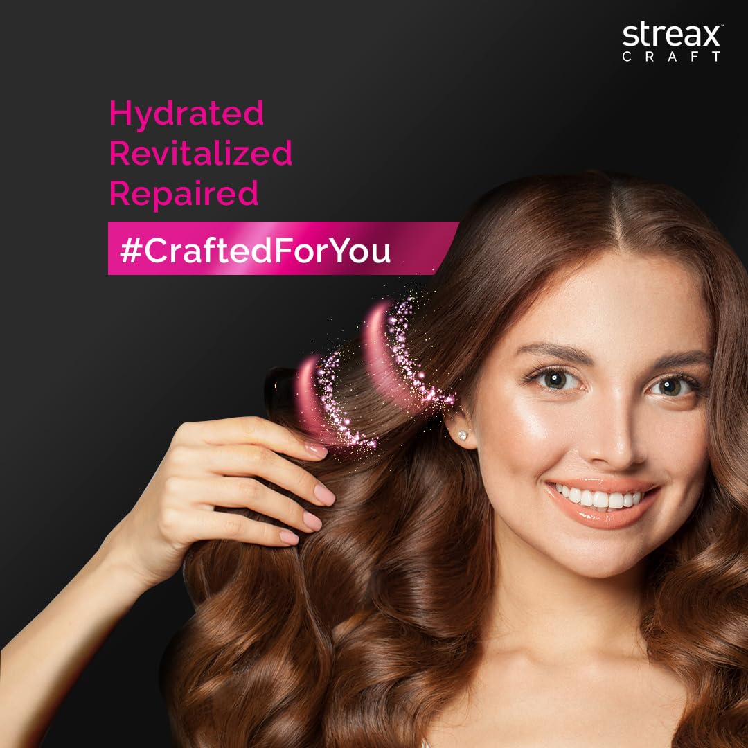 Streax Craft Repair Hair Serum for Women - 100ml Vita-Oils Complex with Vitamin E, Avocado & Macadamia Oil - Deep Conditioning Treatment for Dry, Damaged Hair - Perfect for Daily Nourishment & Salon-Quality Results at Home