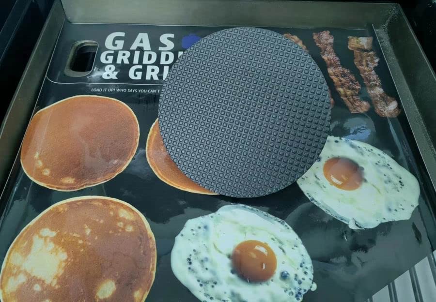 Heavy-Duty Cast Iron Smash Burger Press - 2 Pack 7.08