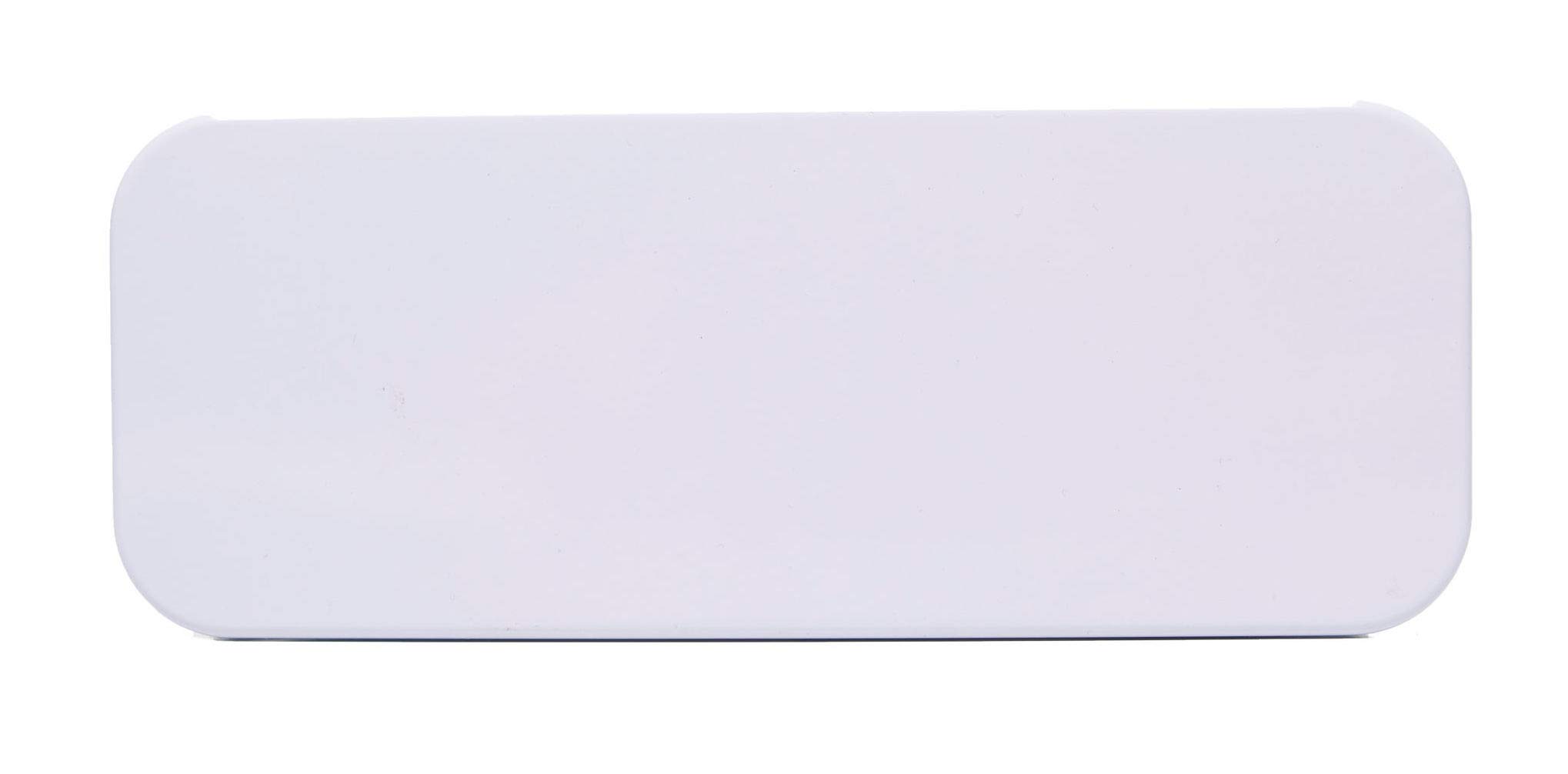 StuffIncase Single Mini Pencil Box - White | Portable Storage for Pencils, Makeup, Jewelry & Small Items | Perfect Gift Box for Birthdays, Party Favors & Candy Treats | Great for School, Office & Travel Organization
