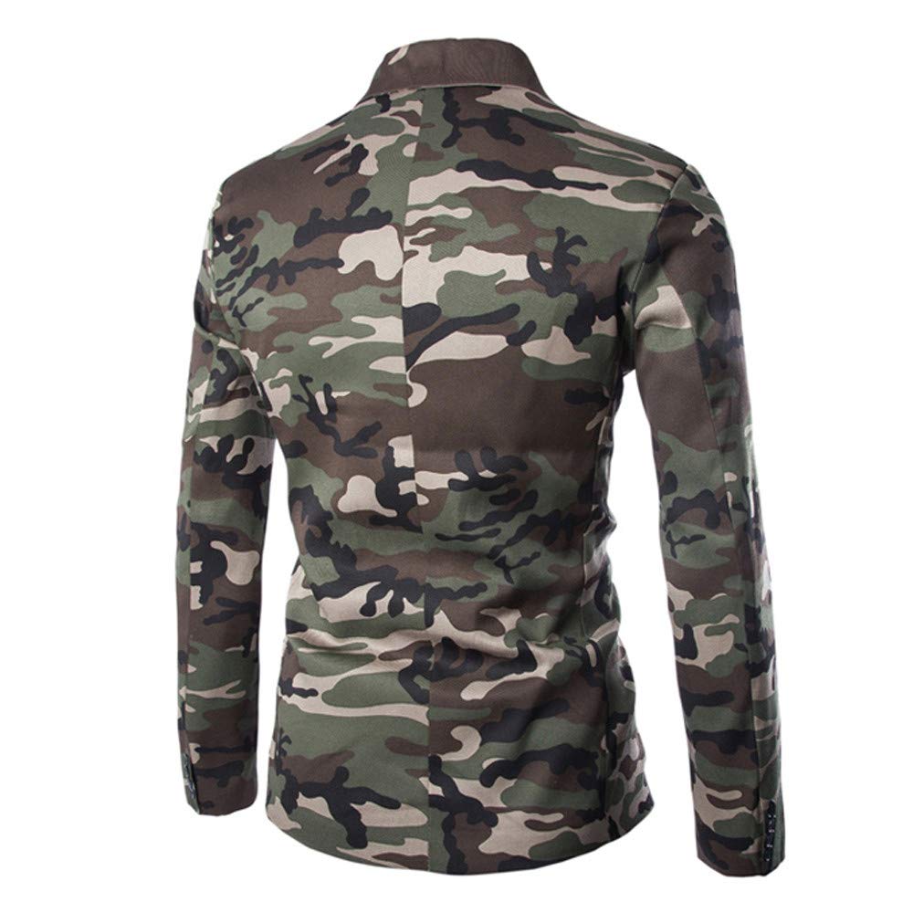 Men's Camouflage Cardigan Jacket - Long Sleeve Lightweight Coat for Autumn & Winter | Fashionable Top for Casual Wear, Outdoor Adventures & Street Style