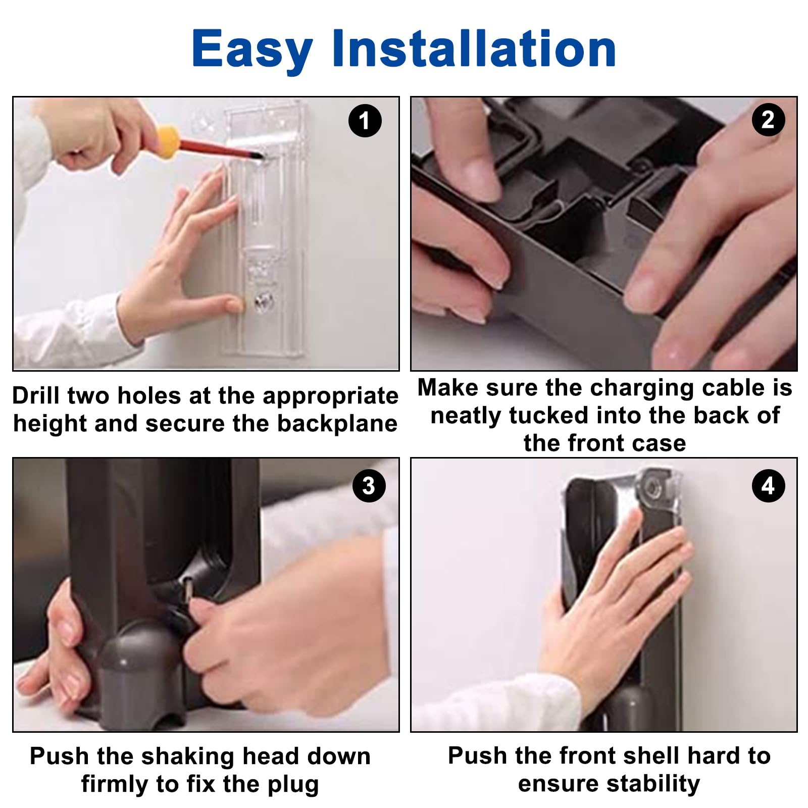 Dyson V10 Vacuum Cleaner Wall Mount Dock - Universal Charging Station & Storage Bracket | Compatible with Dyson V10 Cordless Stick Vacuum (Not for V11) | Perfect for Garage, Closet & Mudroom Organization