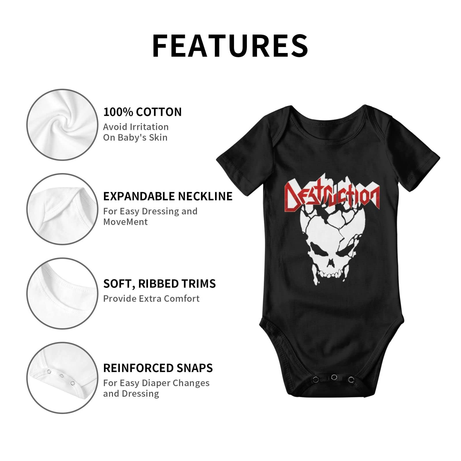 Unisex Baby Short-Sleeve Bodysuit - 3D Printed Cotton Soft Onesie for Newborns & Toddlers (0-24 Months) | Cute Romper Jumpsuit for Baby Girls & Boys | Perfect for Playtime, Photo Shoots & Everyday Wear