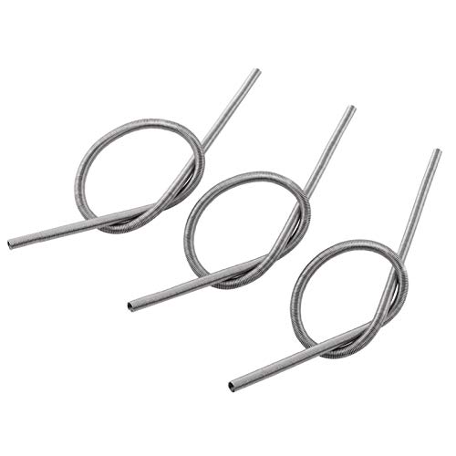 High-Temperature FeCrAl Heating Alloy Wire - 3pcs Heating Coil Kit for Small Electric Furnace & Muffle - Durable Heater Coils for Household Appliances - Perfect for DIY Repairs, Kilns, and Laboratory Equipment