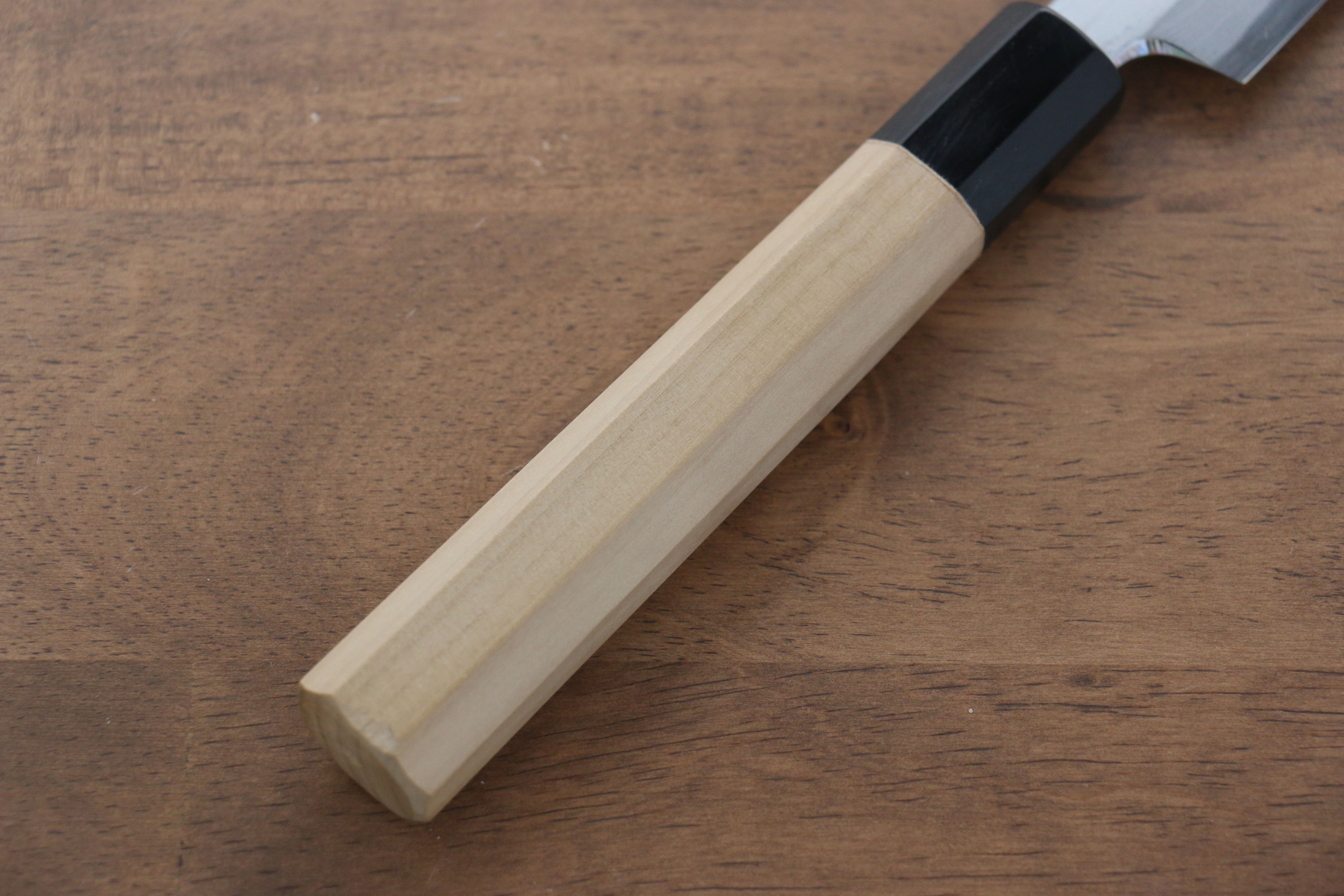 Premium Kikuzuki Blue Steel No.1 Damascus Sakimaru Takohiki 270mm Japanese Chef Knife with Magnolia Wood Handle - Perfect for Sushi, Sashimi & Professional Kitchen Use