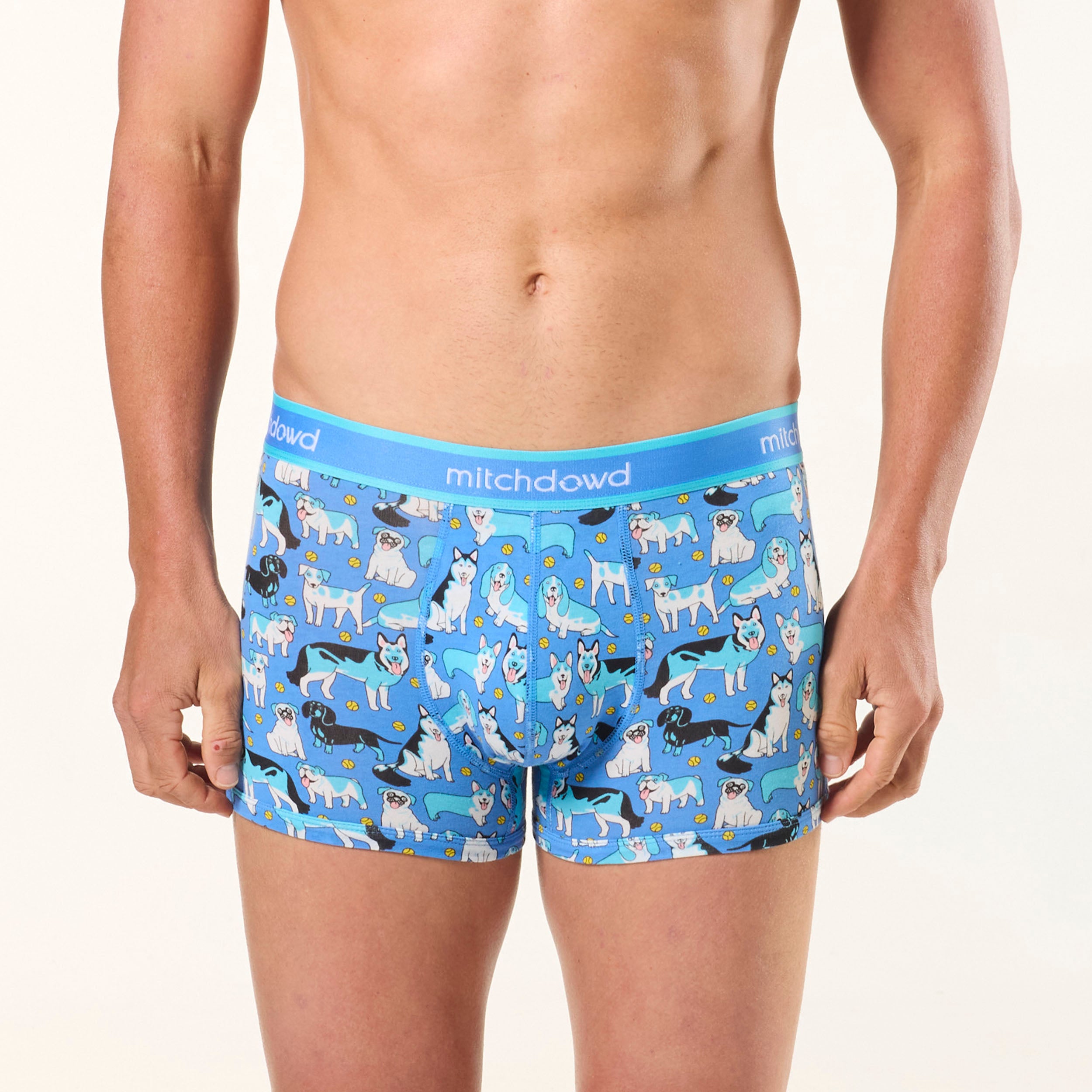 **Men's Cotton Trunk Underwear 3-Pack - Soft & Breathable Boxer Briefs for Everyday Comfort | Perfect for Work, Gym & Travel**