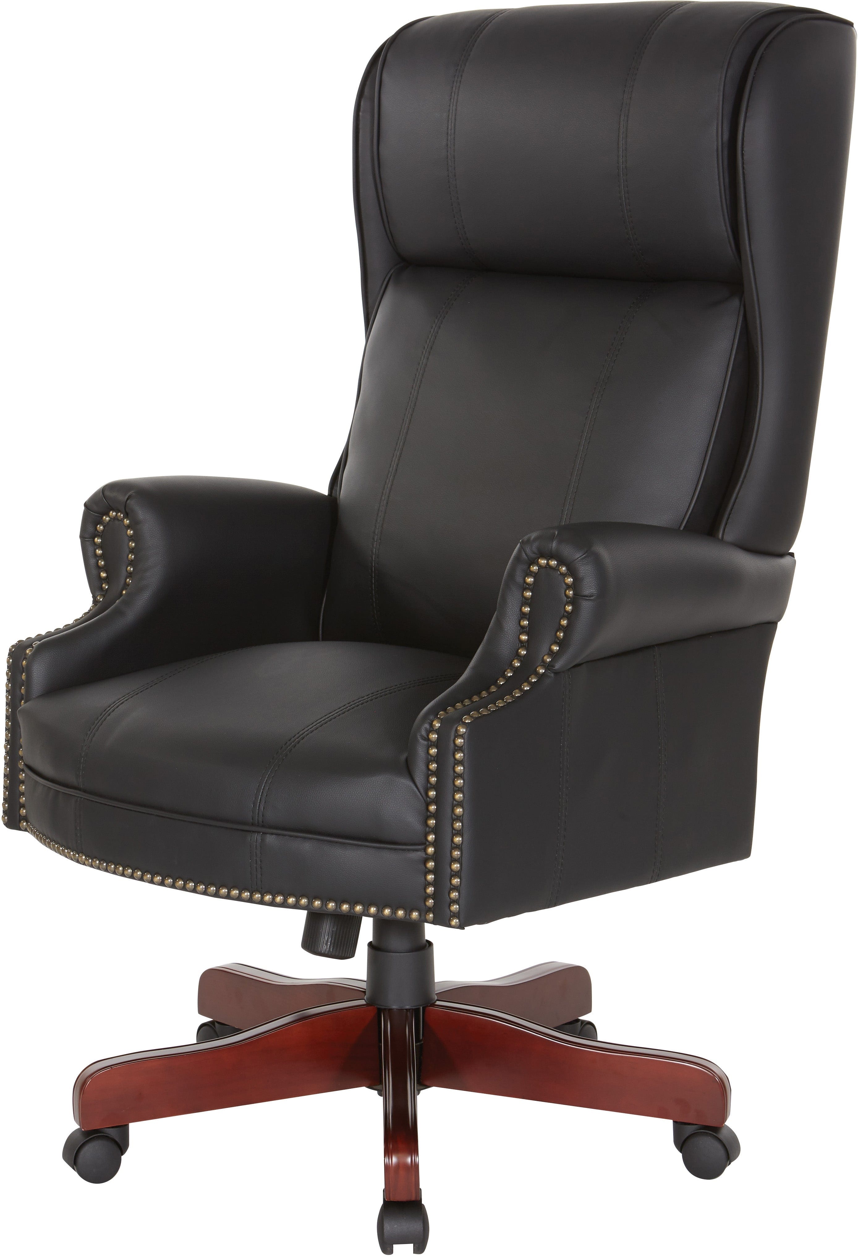 Office Star Traditional Executive High Back Chair [TEX280] - Ergonomic Office Chair for Home & Business, Comfortable Desk Chair with Adjustable Height & Lumbar Support, Perfect for Long Work Hours & Conference Rooms