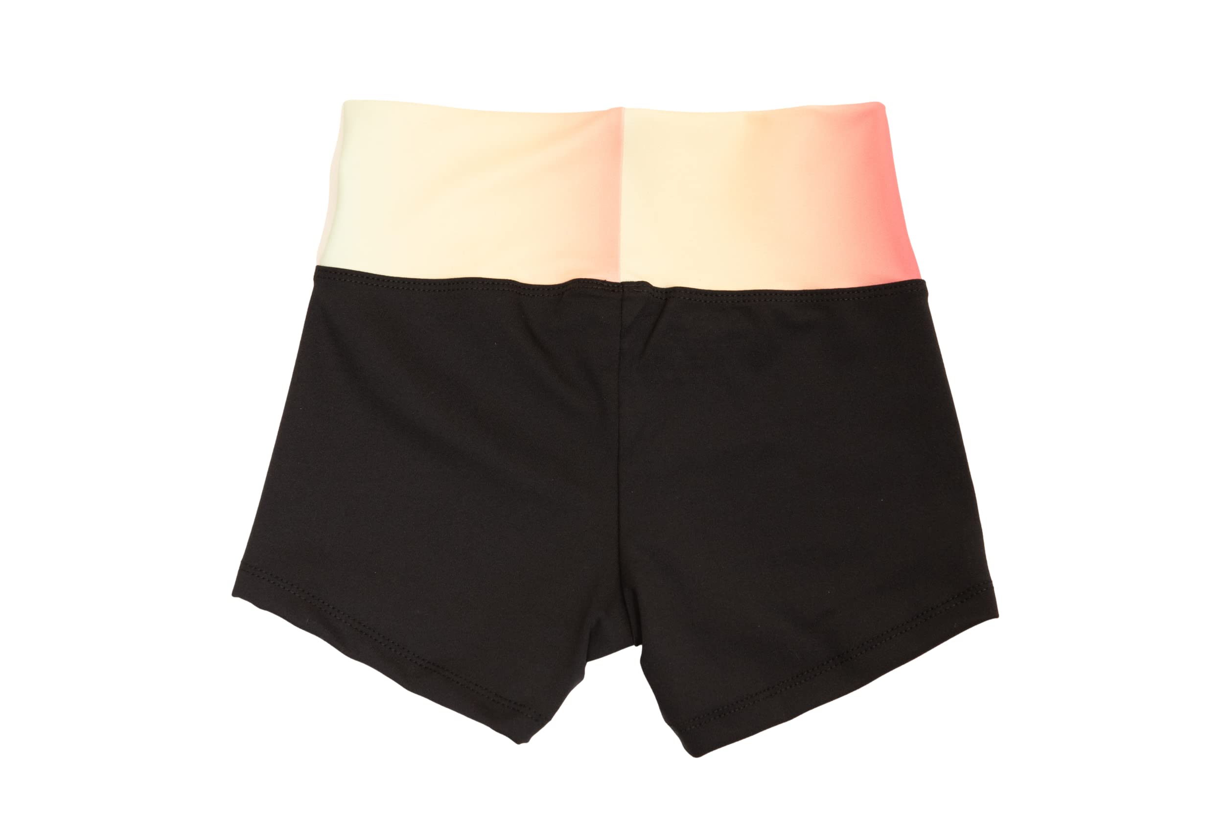 Destira High Waisted Gymnastics Shorts for Girls - Comfortable & Stretchy Workout Shorts - Perfect for Gymnastics, Cheerleading & Dance Practice