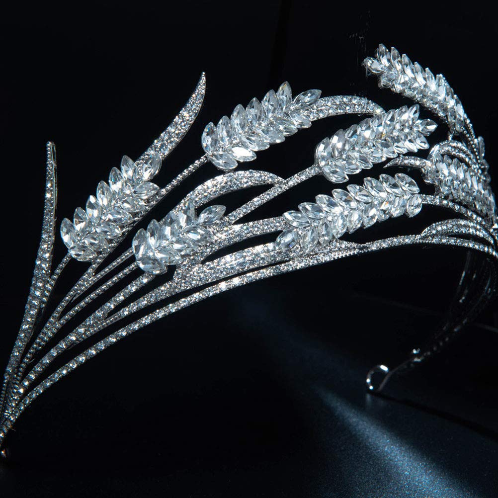 Sparkling Crystal Wedding Tiara - Elegant Rhinestone Bridal Hair Crown for Bride, Bridesmaids & Prom | Perfect for Weddings, Proms, Pageants & Special Occasions
