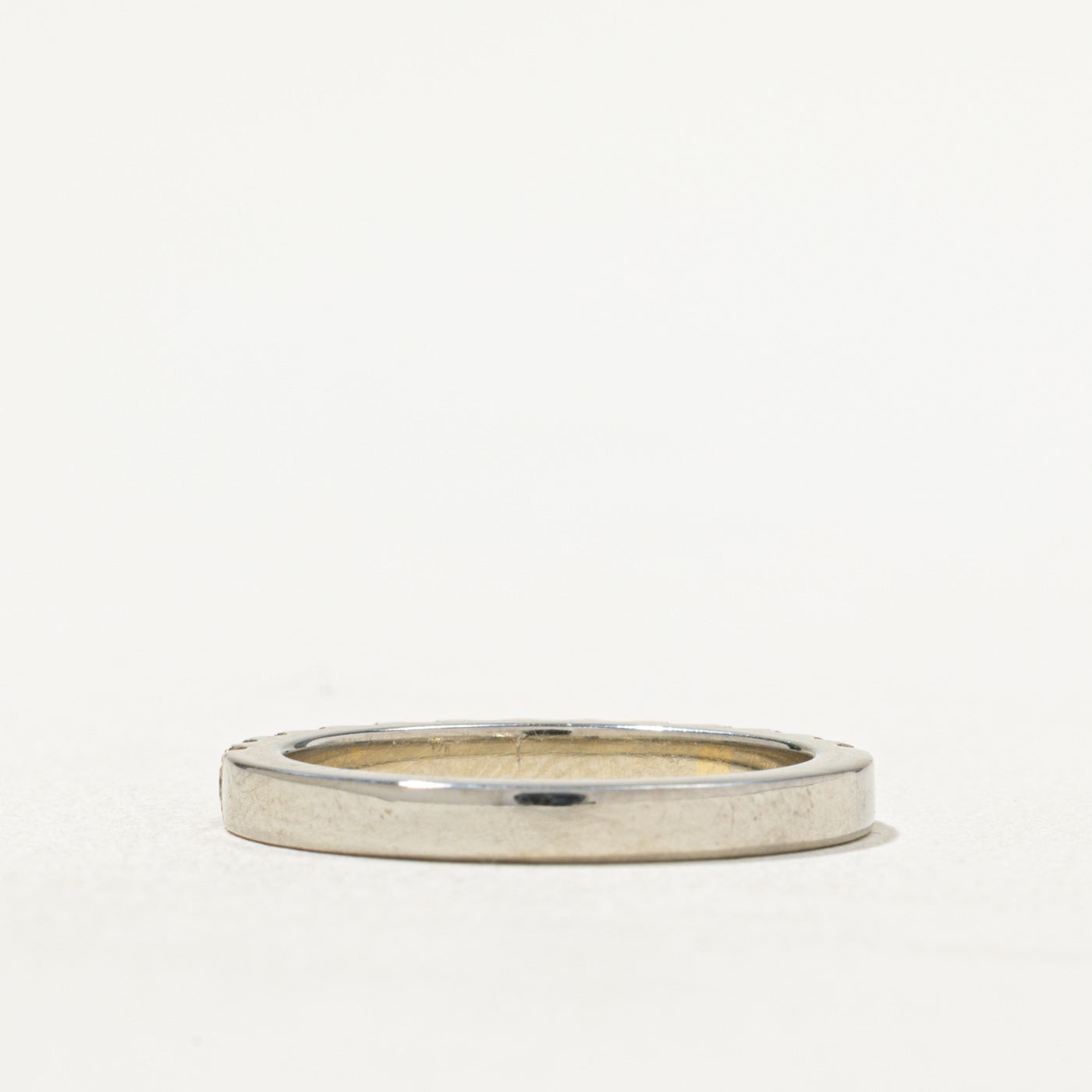 Semi Eternity Diamond Wedding Band Ring - 0.42 Carat Total Weight (CTW) - Size 5.75 - Perfect for Anniversary Gifts, Engagement Rings & Bridal Jewelry Sets