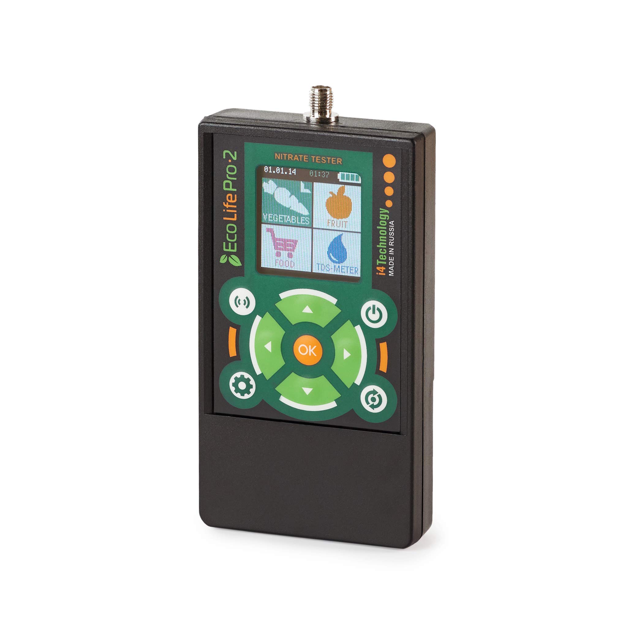 EcoLifePro 2 Nitrate & TDS Water Tester - High Accuracy Food and Water Quality Detector for Baby Food, Meat, Fish, Vegetables, Fruits | Fast Home Testing Kit | Perfect for Kitchen Safety, Aquarium Monitoring & Hydroponic Gardening