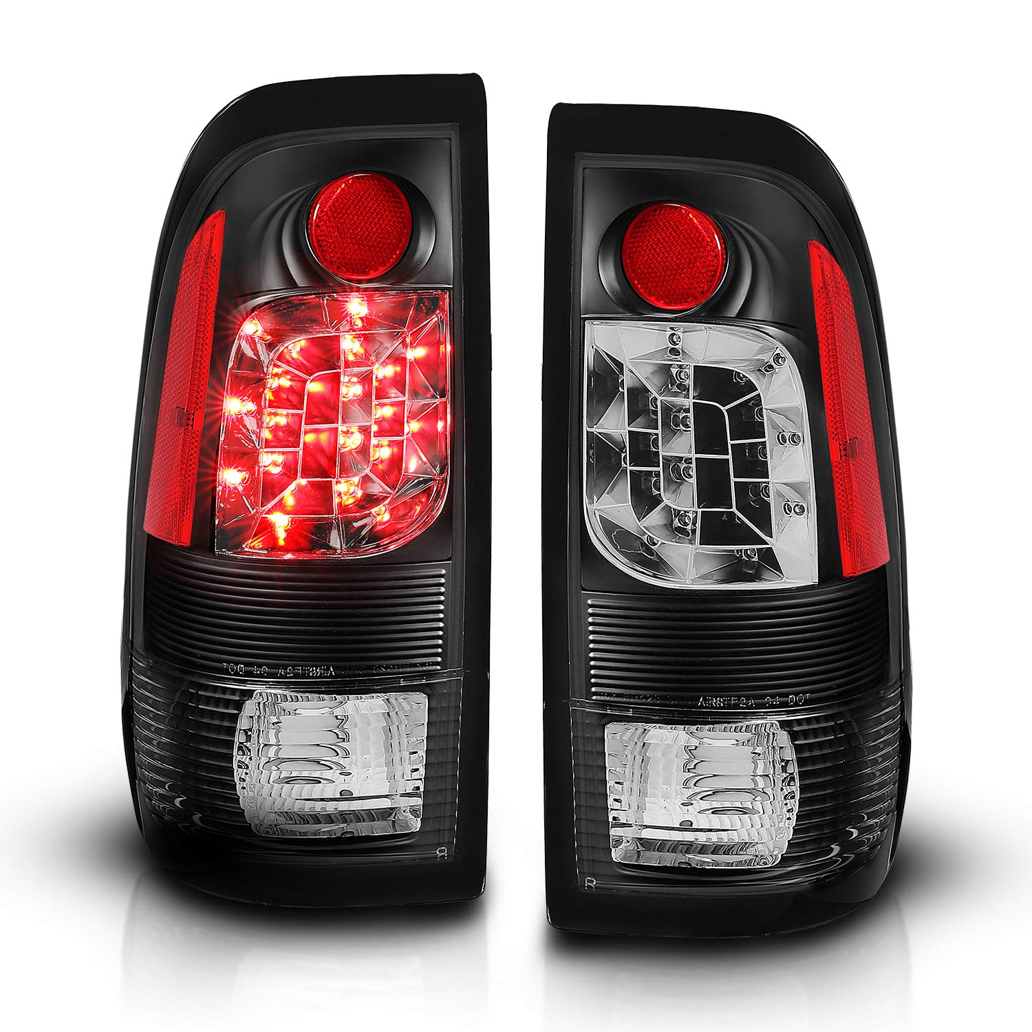 Chevy Cobalt LED Headlights - JDM Black Projector Replacement Lights (Pair) with Bulb Sockets | Left & Right Side Compatible | Durable & Bright for Night Driving