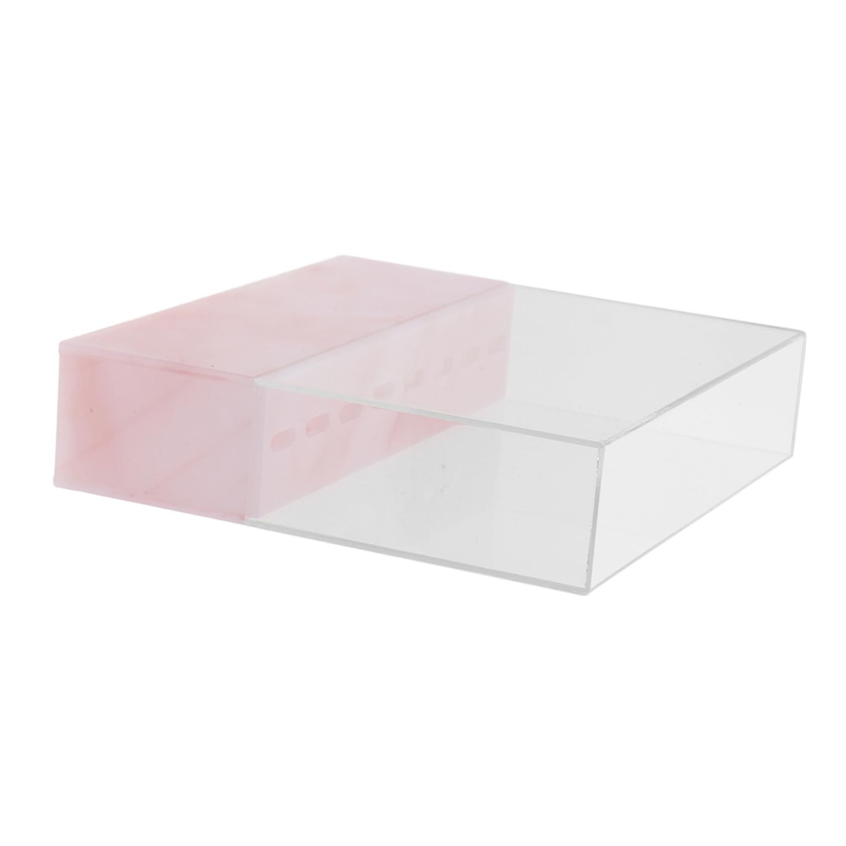 Premium Acrylic Eyelash Tweezer Stand - Lash Cluster Tweezers & Spatula Holder for Professional Makeup Artists | Makeup Brush Organizer & Lash Tool Display Shelf (Pink) by Ipetboom - Perfect for Salon, Beauty Studio & Home Makeup Vanity