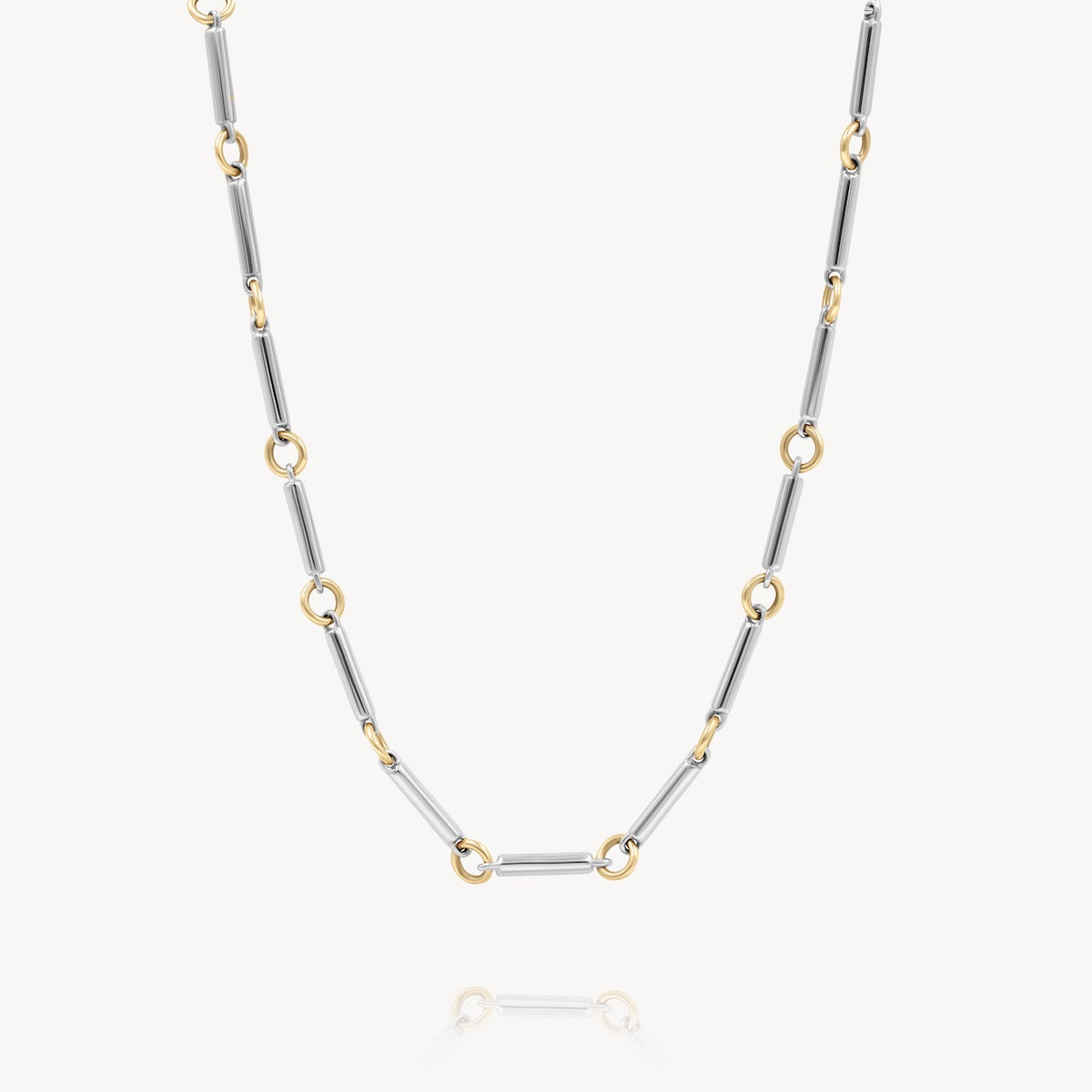 Two Tone Sloan Necklace - Elegant Gold & Silver Layered Pendant for Women | Perfect for Everyday Wear, Date Nights & Special Occasions