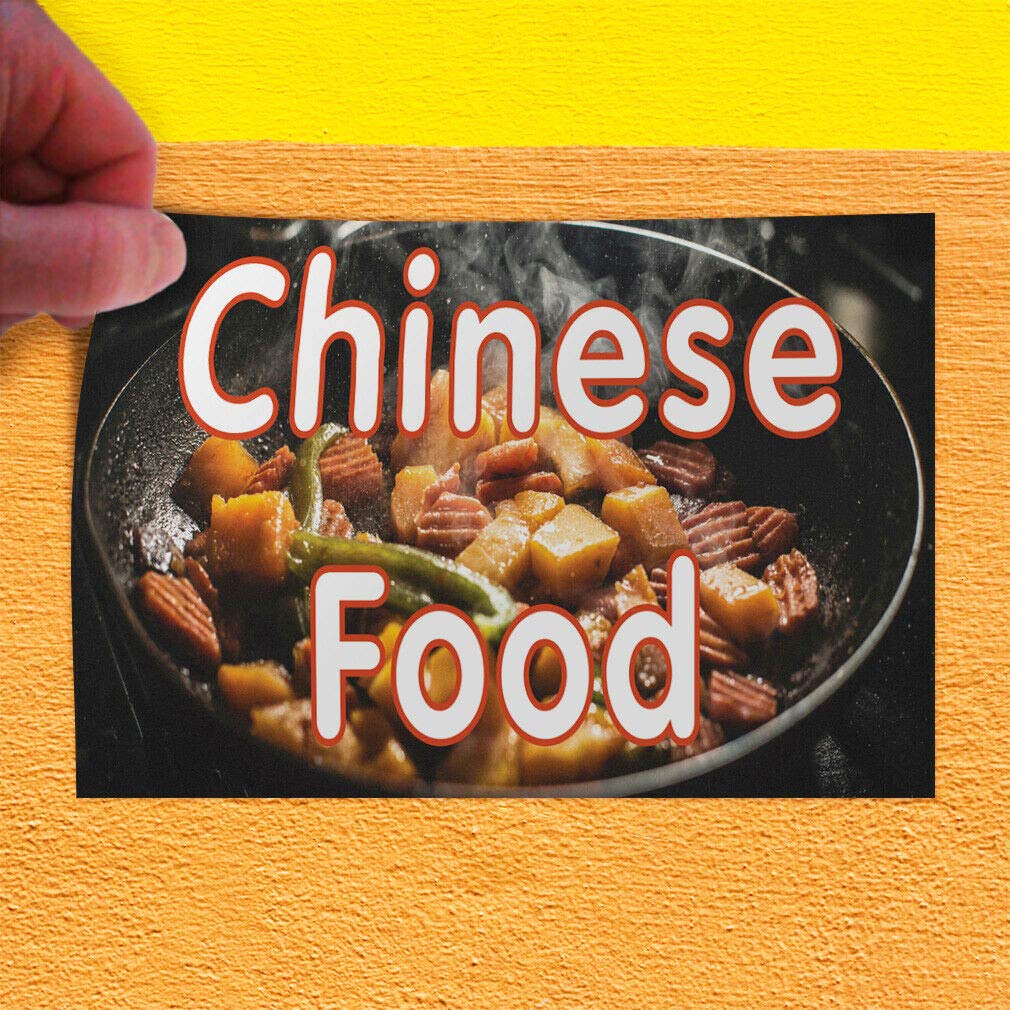 Chinese Food Decal Sticker - Restaurant Sign for Food & Beverage Shop (8