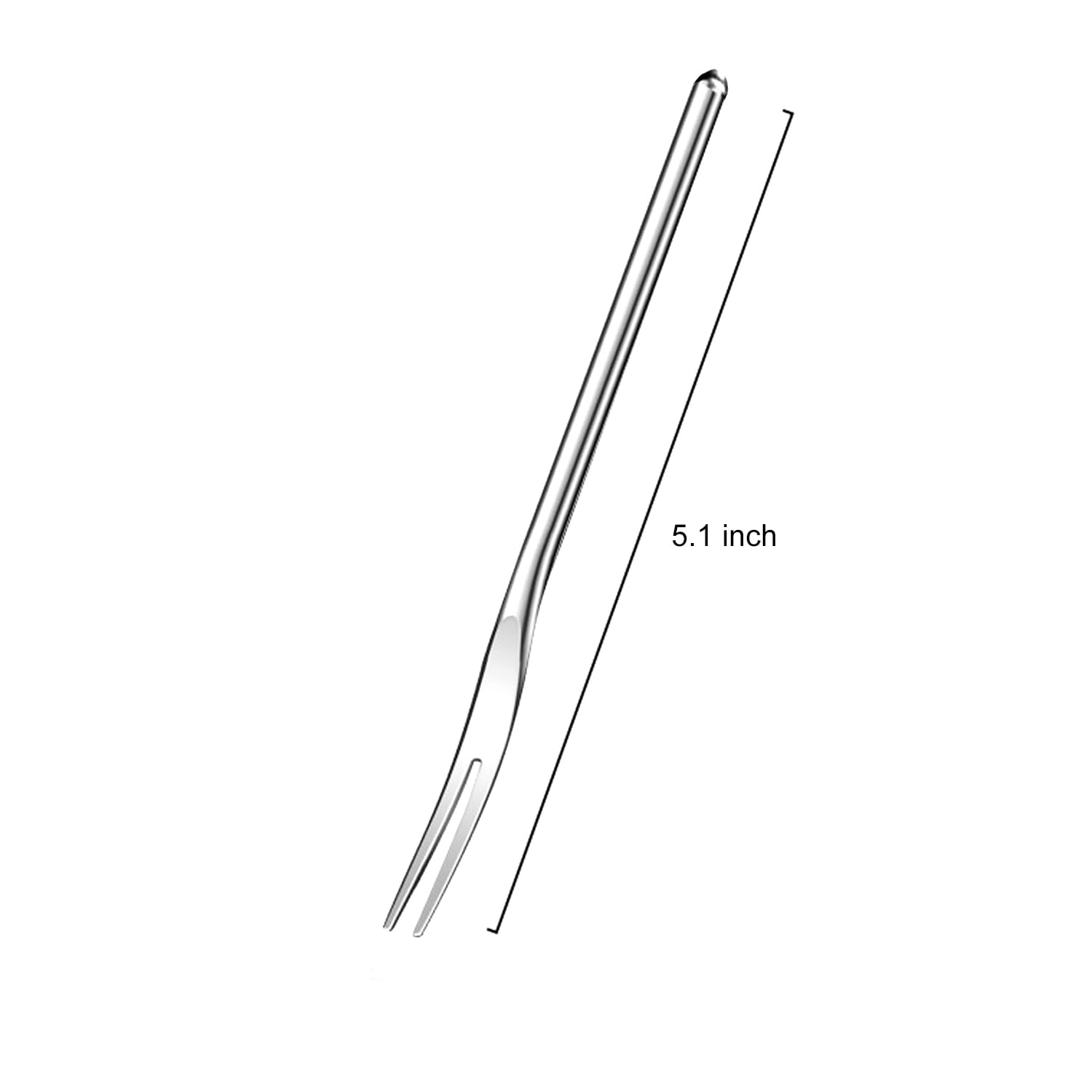 Premium Stainless Steel Dessert Forks Set - 4-Piece 5.1