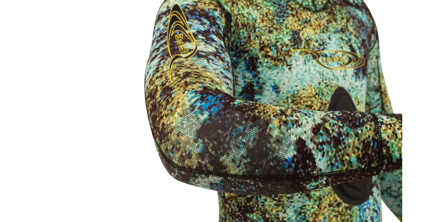 Riffe DIGI TEK Camo Wetsuit for Men - 5mm Neoprene Full Body Scuba Diving Suit | Perfect for Spearfishing, Freediving & Cold Water Adventures