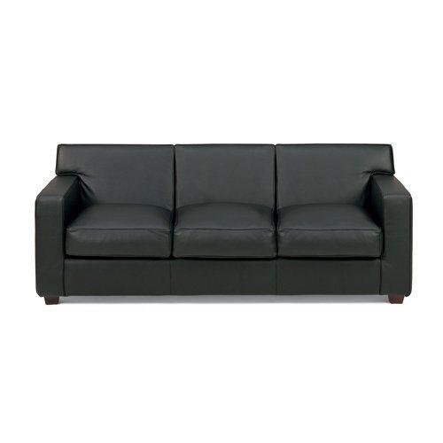 Luxury Jean Michel Frank Inspired Sofa - Mid-Century Modern Design for Living Room, Lounge & Office - Premium Upholstered Couch with Wooden Legs