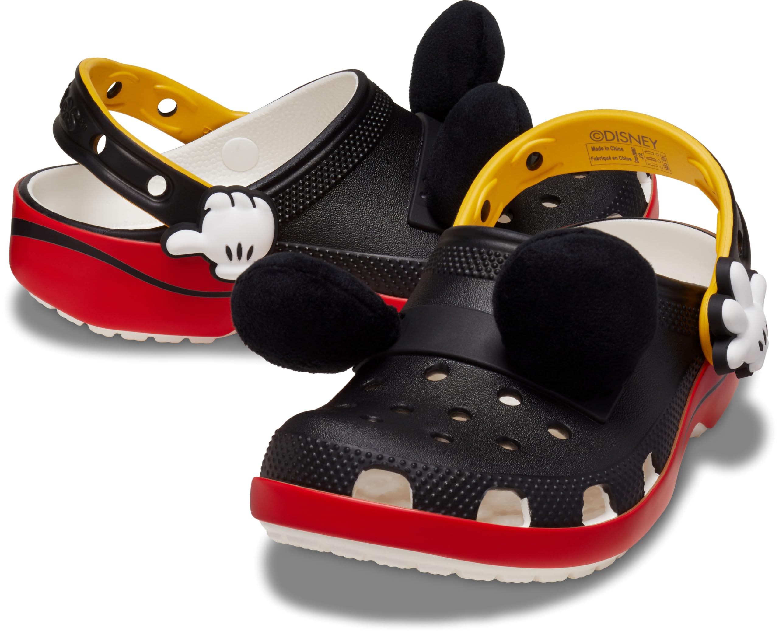 Crocs Unisex-Child Disney Mickey & Minnie Mouse Clogs | Lightweight Comfort Kids' Shoes for School, Play & Outdoor Activities