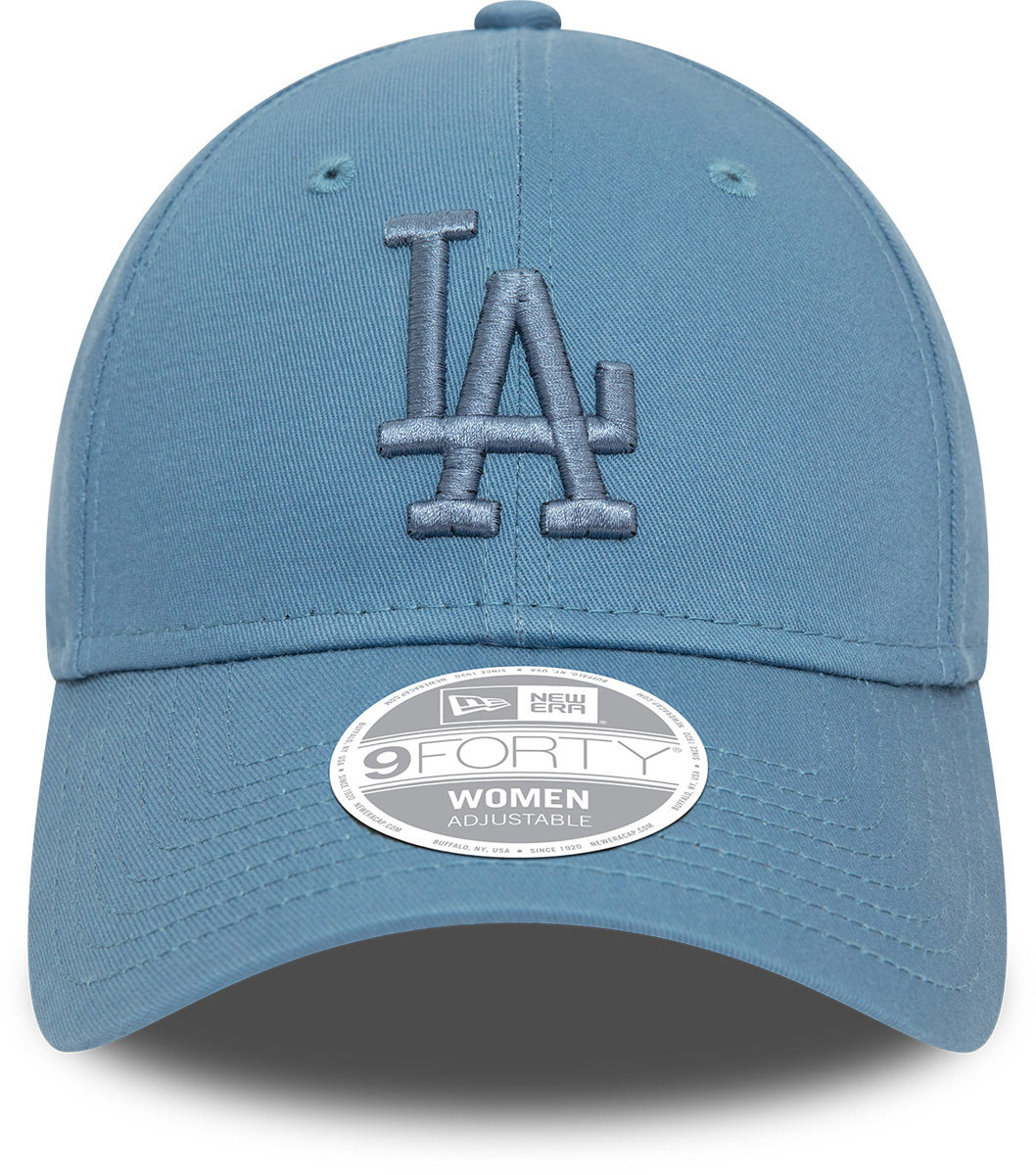 Women's Los Angeles Dodgers New Era 9Forty Essential Blue Adjustable Baseball Cap - Perfect for Games, Sports Fan Gifts & Casual Wear
