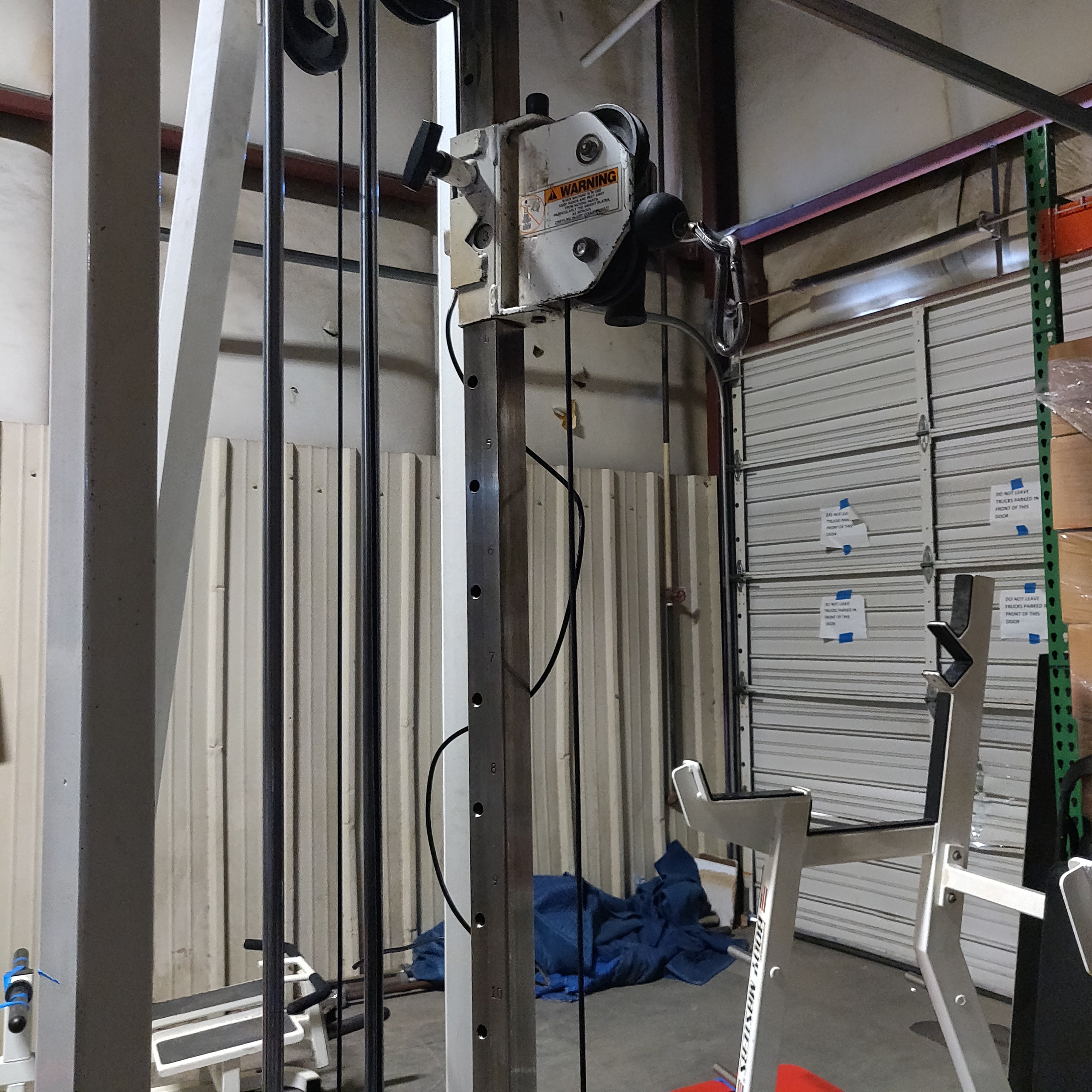 Body Masters Cable Crossover Machine with Pull-Up Bar & Adjustable Cable Columns - Perfect for Home Gym Strength Training & CrossFit Workouts