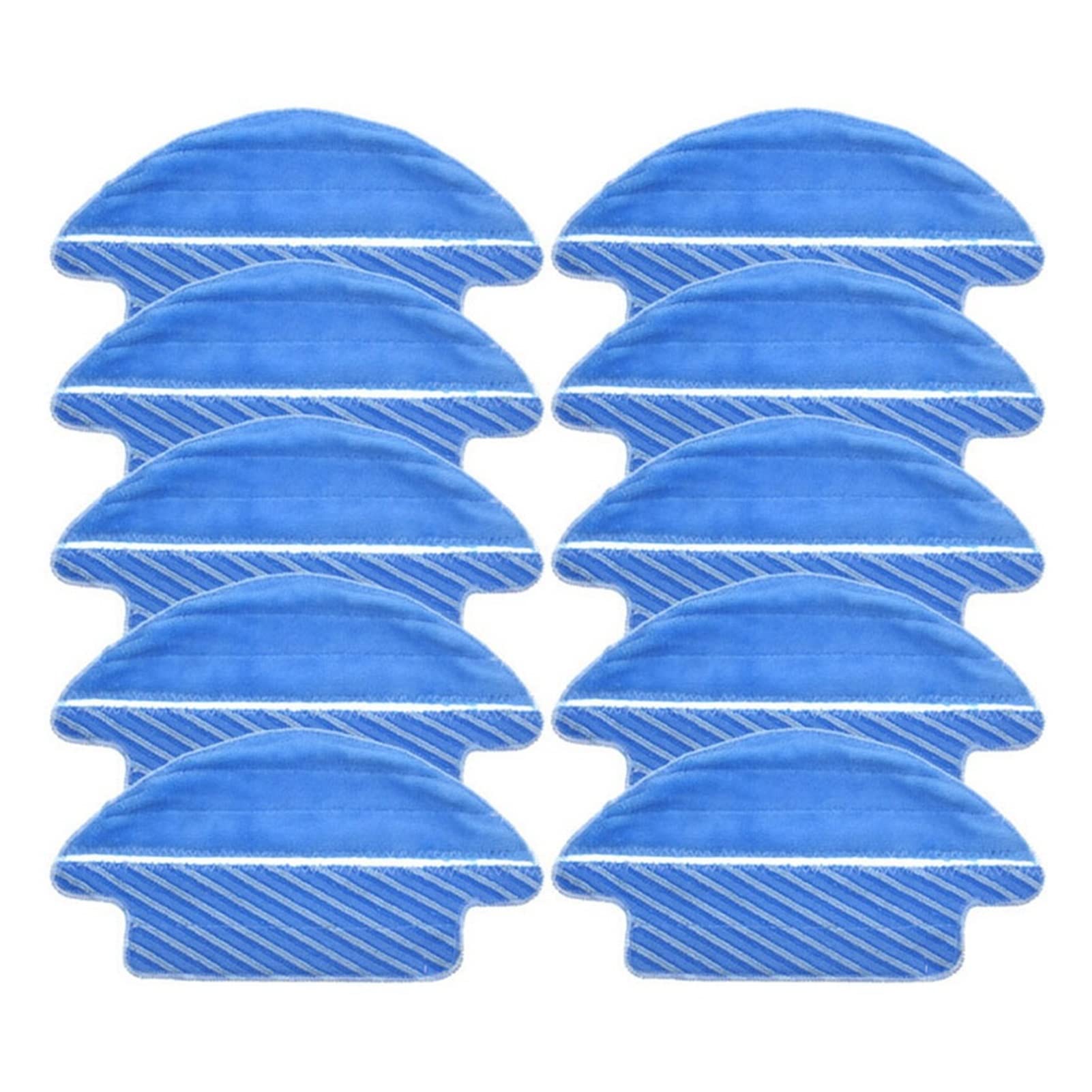 10 Pack Microfiber Mop Pads for Conga 3090 Series Robot Vacuum - Replacement Cleaning Pads for Hardwood Floors, Tile & Laminate - Washable & Reusable Robot Vacuum Accessories (Perfect for Daily Cleaning & Pet Hair Removal)