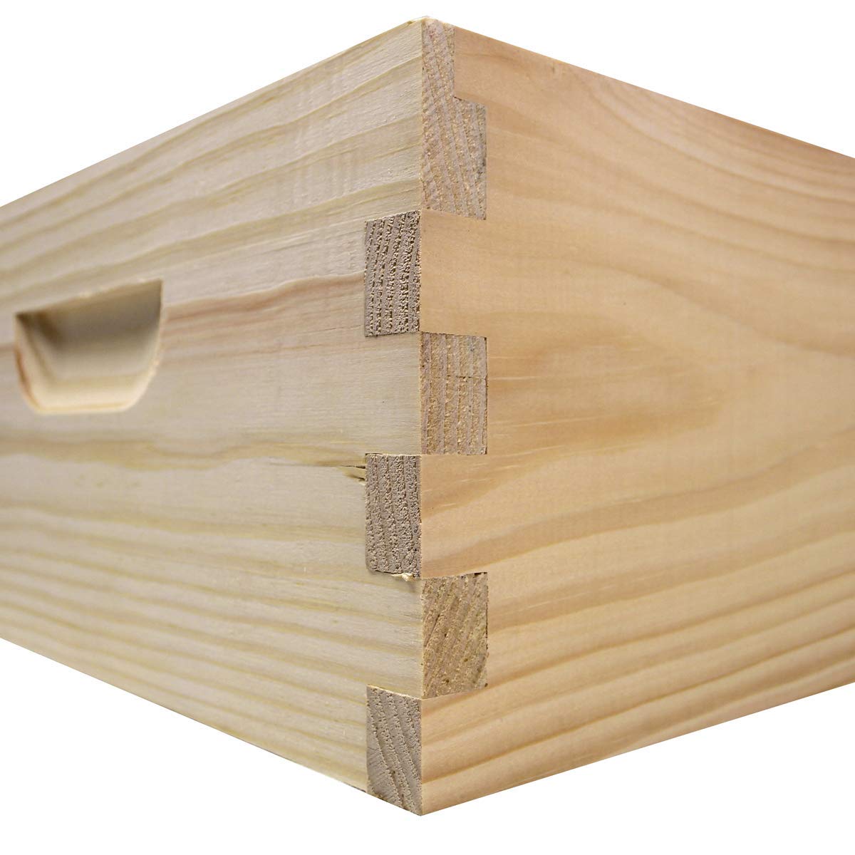 Amish-Made Complete 8 Frame Langstroth Bee Hive Kit - 100% USA Crafted with 2 Deep & 1 Medium Boxes, Includes Frames & Foundations - Perfect for Beekeeping Beginners & Honey Production