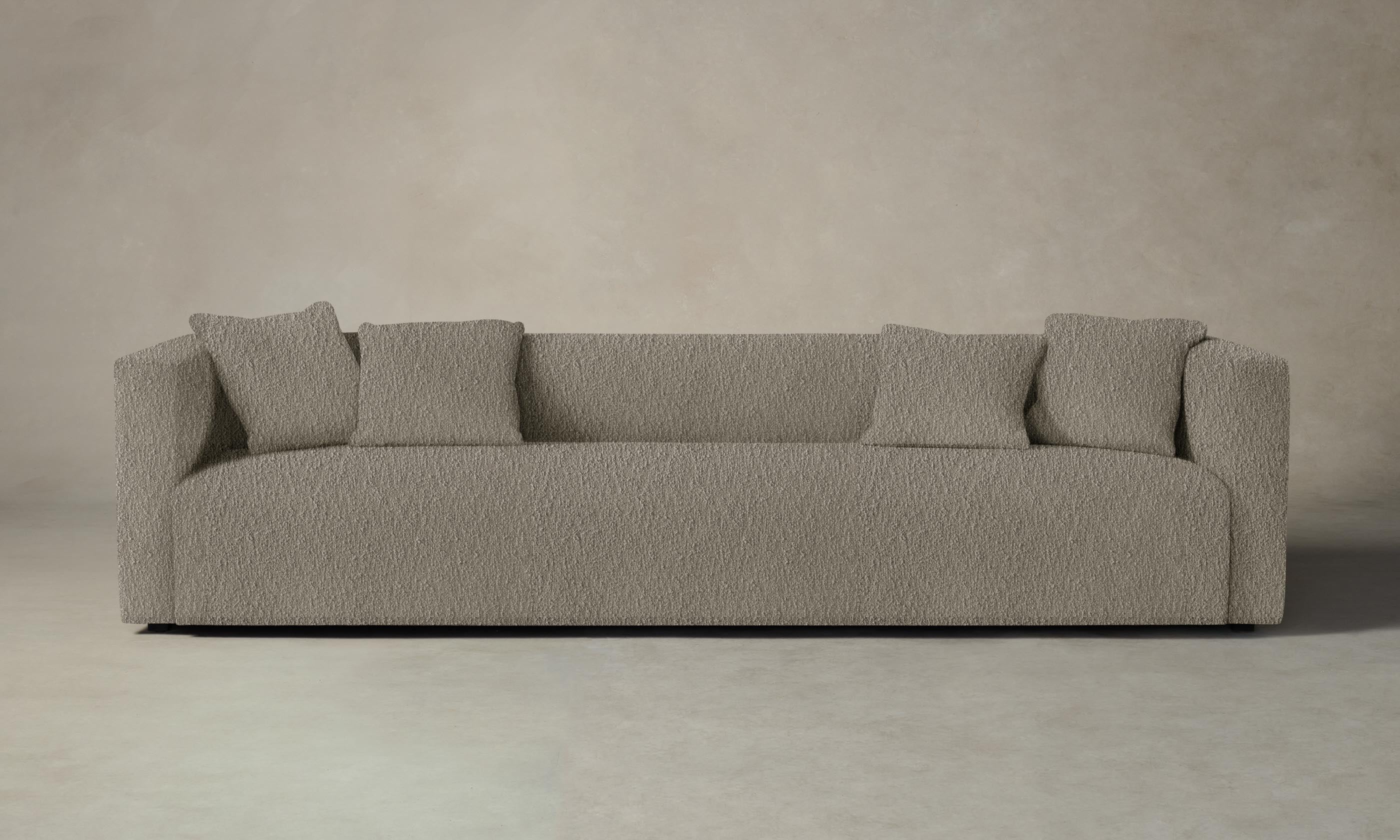 The Breuer Sofa - Modern Performance Bouclé Fabric Upholstered Couch for Living Room, Lounge & Office - Durable & Stylish Mid-Century Design
