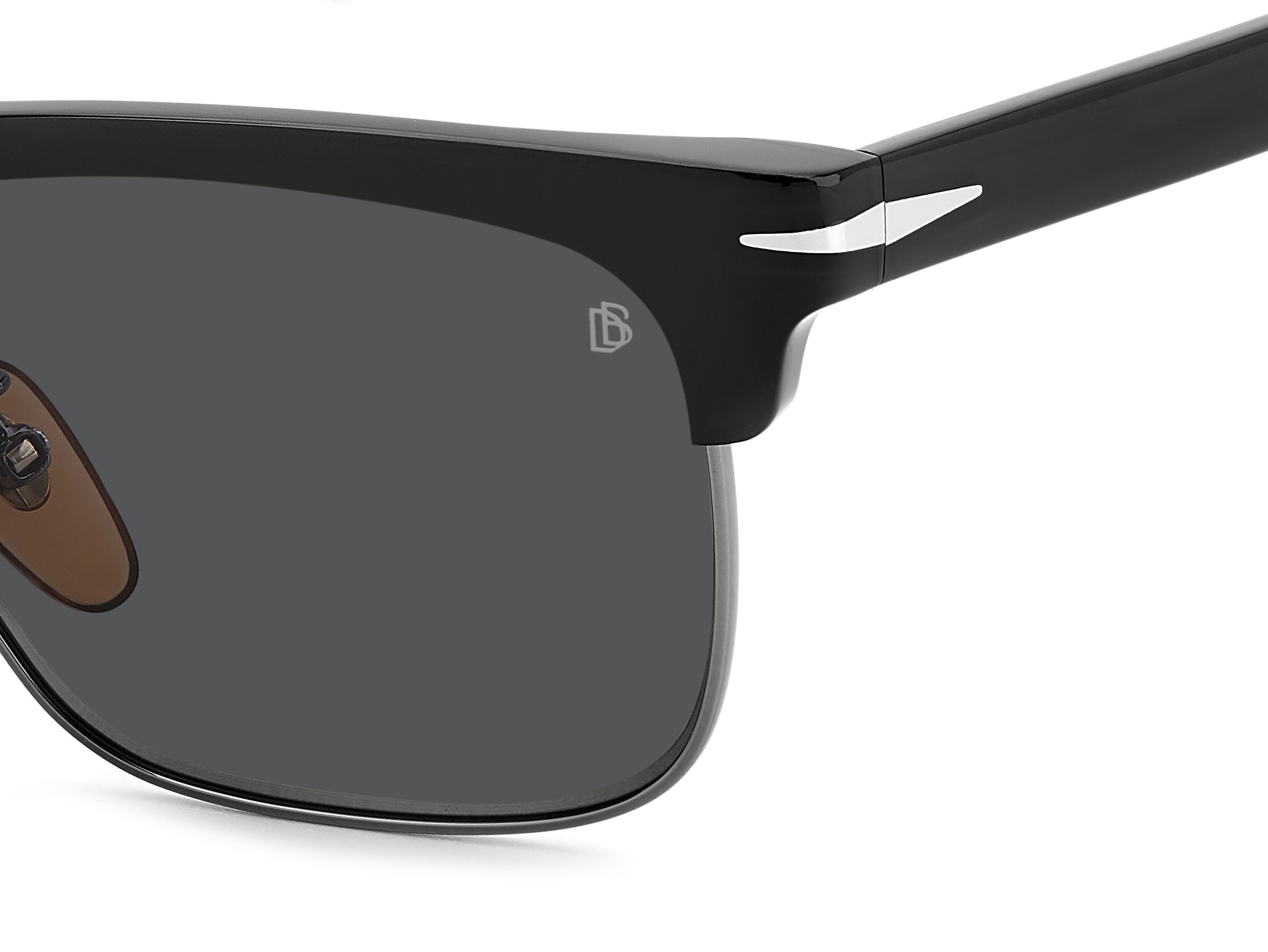 David Beckham DB1119/G/S Sunglasses - Polarized Aviator Style for Men - Perfect for Driving, Travel & Outdoor Activities