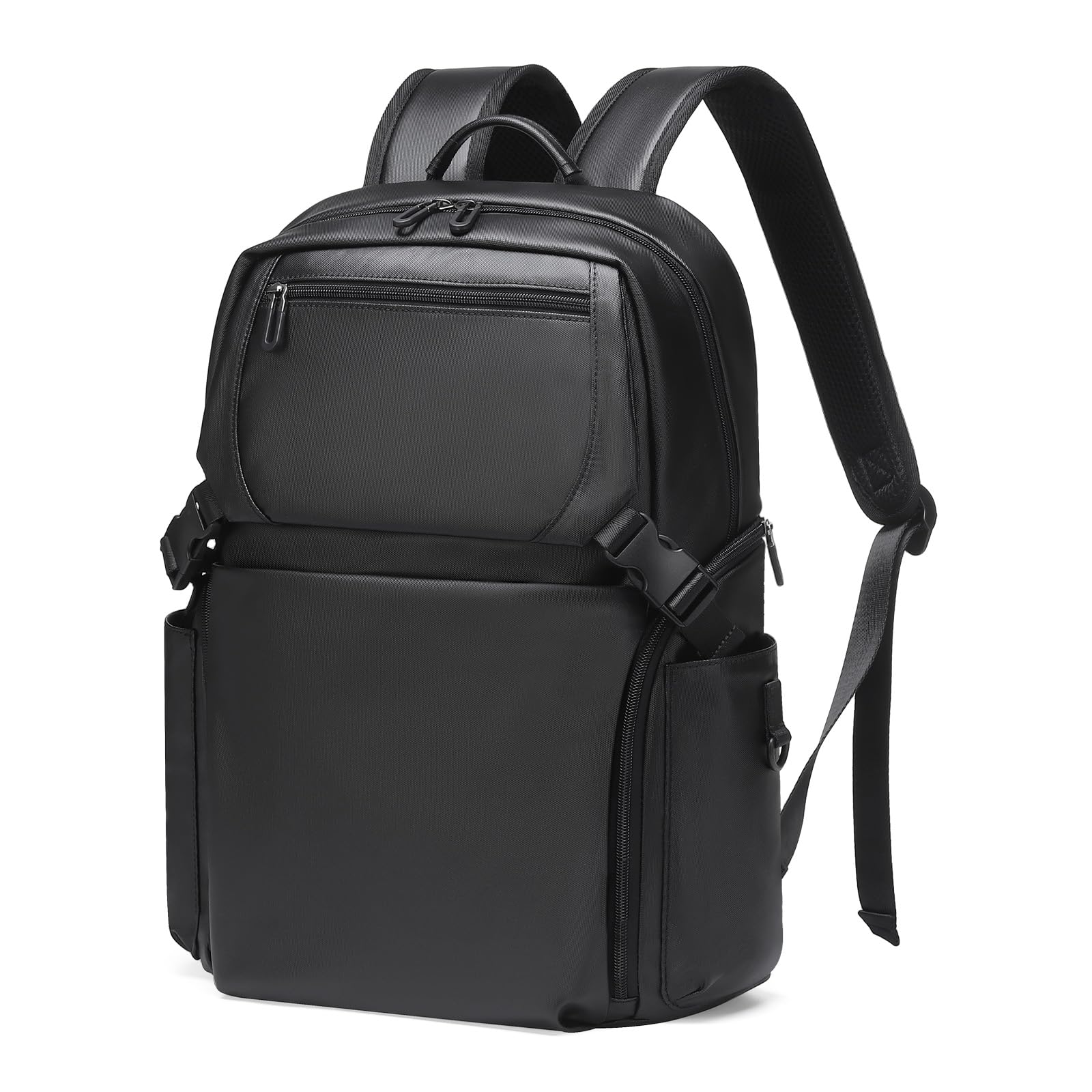 Airline Approved 30L Laptop Backpack for Men & Women - Fits 16 Inch Laptops, Oxford Carry-On Luggage - Perfect for Travel, Business, Work & Daily Commute (Black)