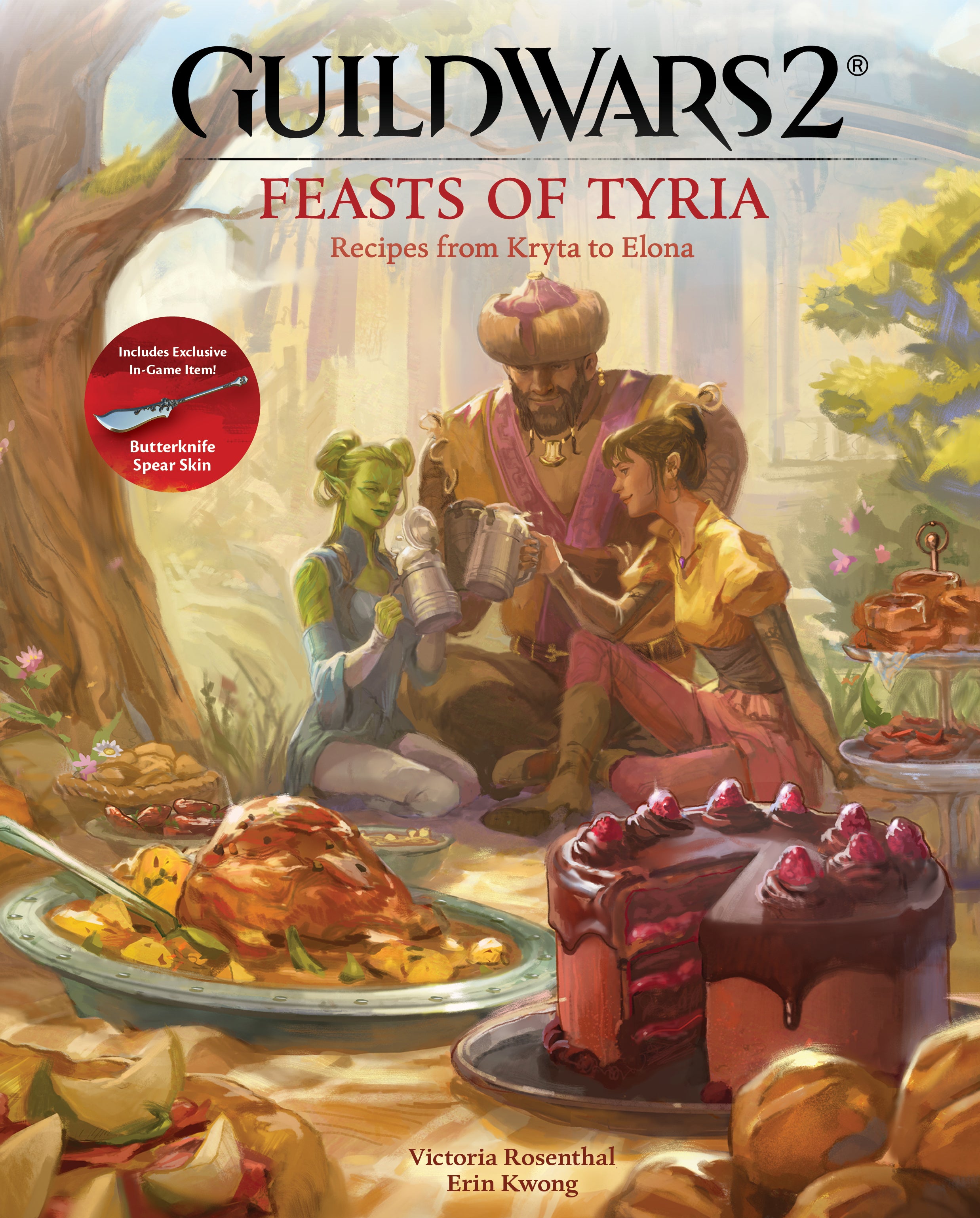 Guild Wars 2: Feasts of Tyria - Official Cookbook with 50+ In-Game Recipes | Perfect for Gamers & Fantasy Food Lovers | Great for Game Nights, Cosplay Events & Themed Parties