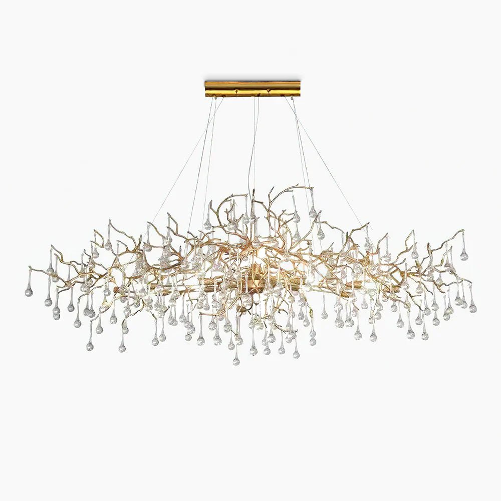 Elegant Bijou Chandelier - Vintage Crystal Ceiling Light Fixture for Dining Room, Bedroom & Living Room Decor | Perfect for Home, Wedding & Party Lighting