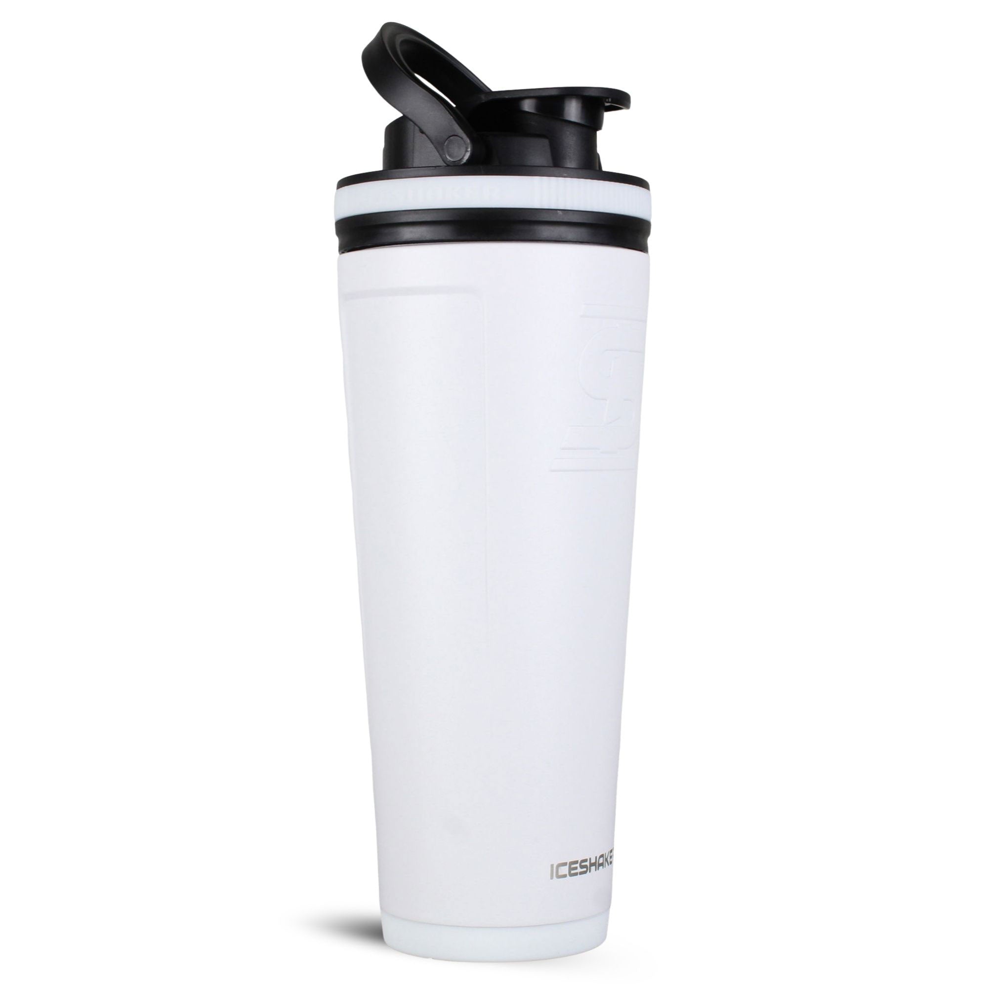 36oz Insulated Stainless Steel Ice Shaker Bottle - White - Perfect for Gym, Workouts & Protein Shakes - Leakproof & Sweatproof Design