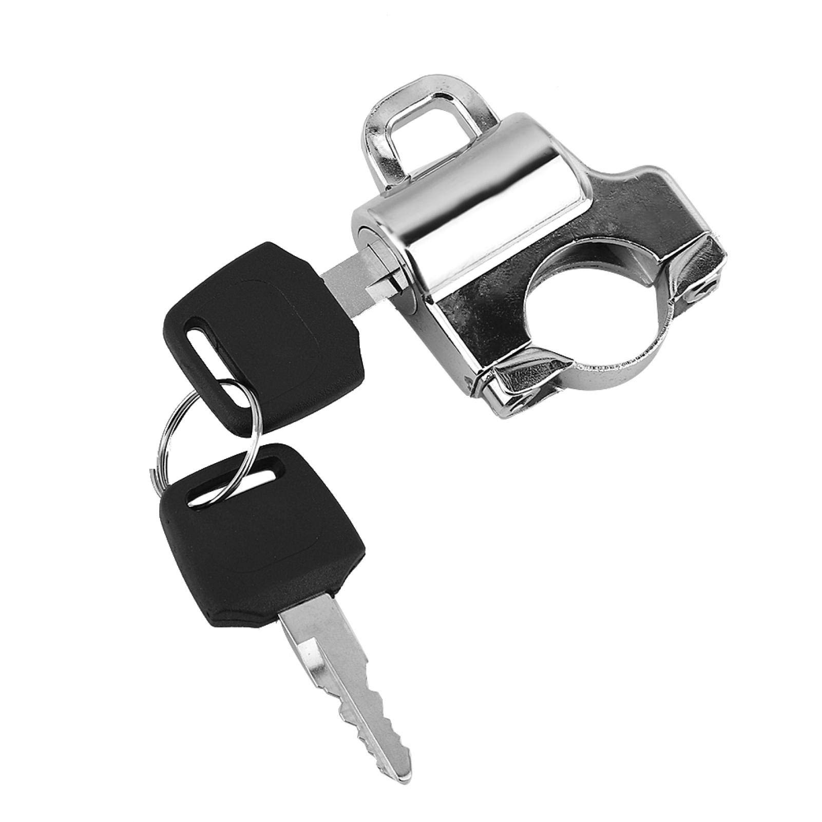 Universal 22mm Motorcycle Helmet Lock - Anti-Theft Security for ATV & Dirt Bike Riding
