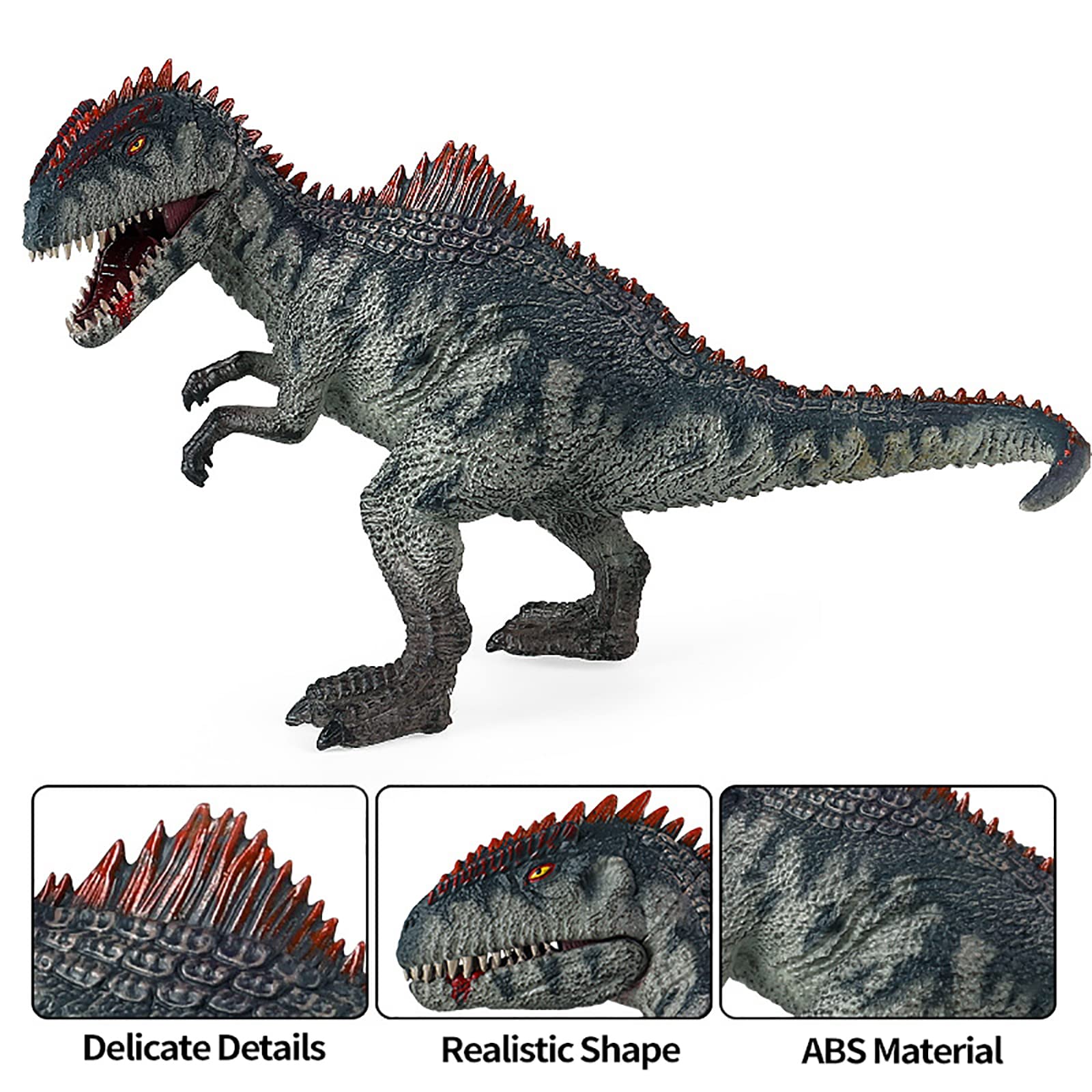Giganotosaurus Dinosaur Toy with Movable Jaw - 9