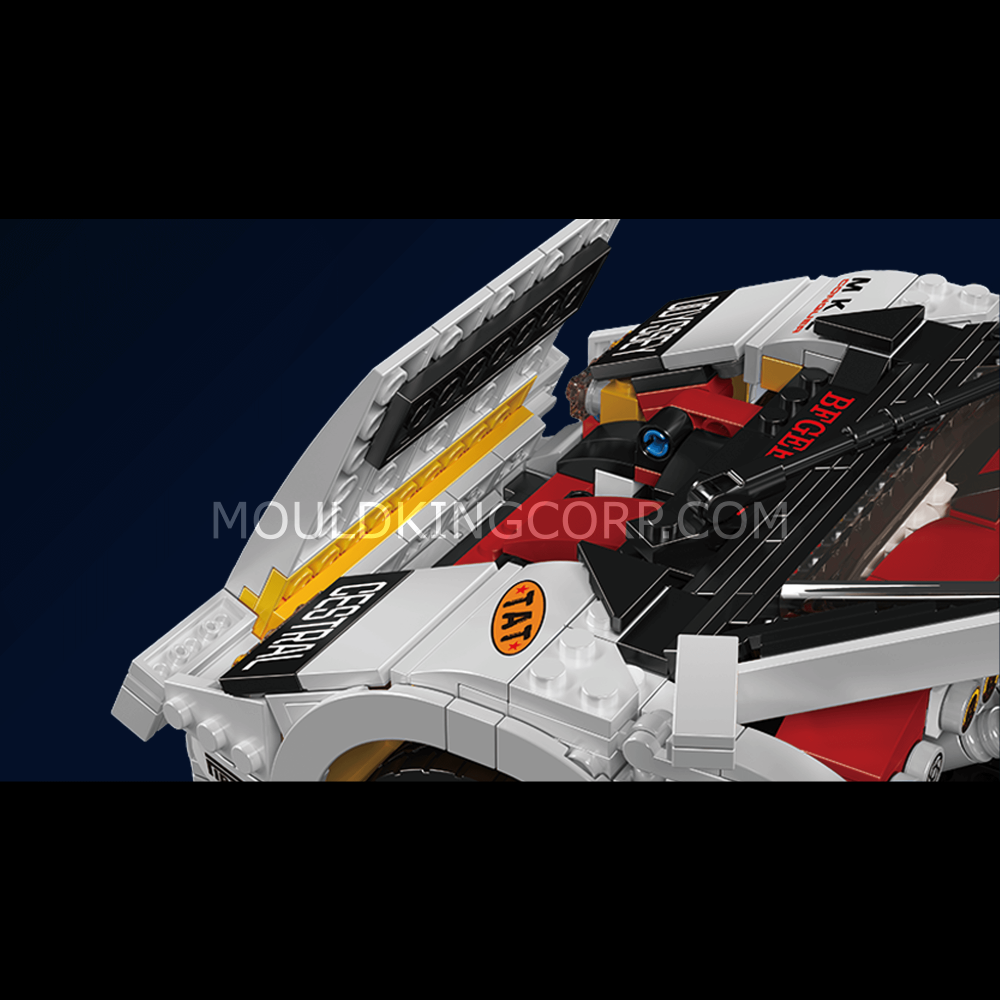 Mould King 13194 Remote Control Car - 80s Italian Lamborghini Countach Model Building Kit with 1,384 PCS for Adults & Teens | Perfect for Collectors, DIY Enthusiasts, and Home Decoration