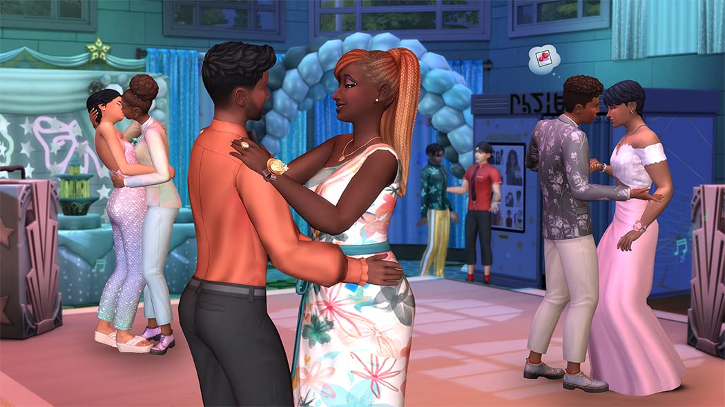 The Sims 4 High School Years Expansion Pack (EP12) - PC/Mac Digital Download Code - English Version | Virtual High School Life Simulation Game for Teens & Young Adults